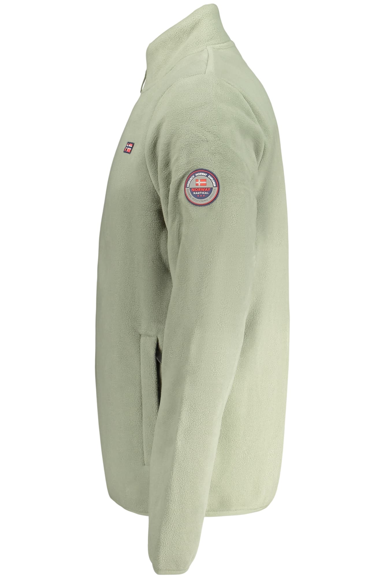 NORWAY 1963 FELPA CON ZIP UOMO VERDE - Miniatura 3