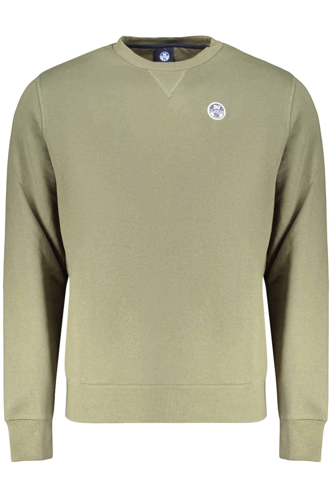 NORTH SAILS FELPA SENZA ZIP UOMO VERDE - Immagine 1