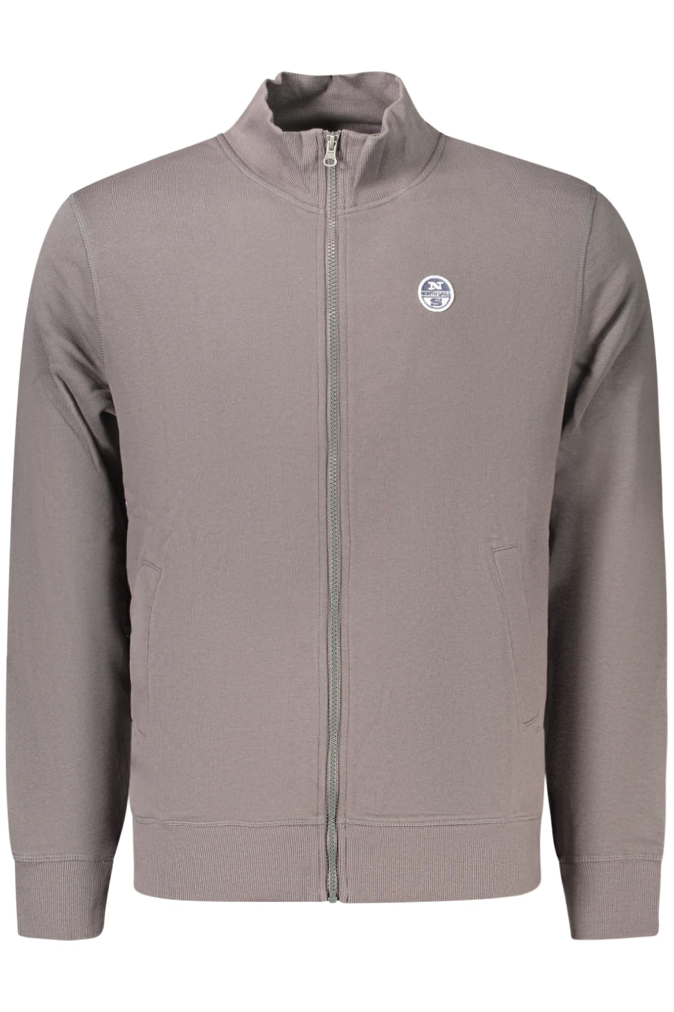 NORTH SAILS FELPA CON ZIP UOMO GRIGIO - Immagine 1