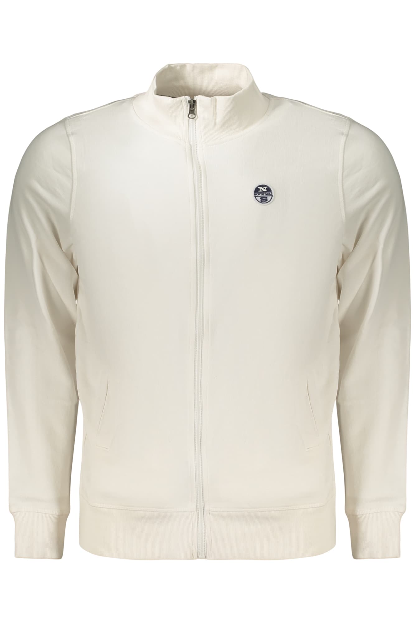 NORTH SAILS FELPA CON ZIP UOMO BIANCO - Immagine 1
