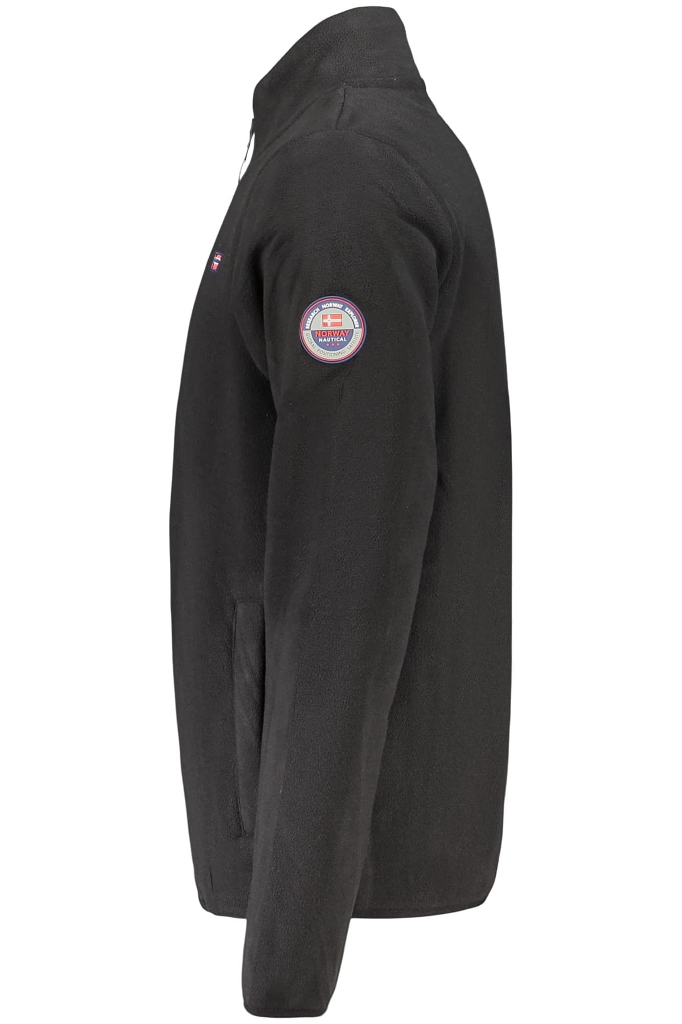 NORWAY 1963 FELPA CON ZIP UOMO NERO - Miniatura 3