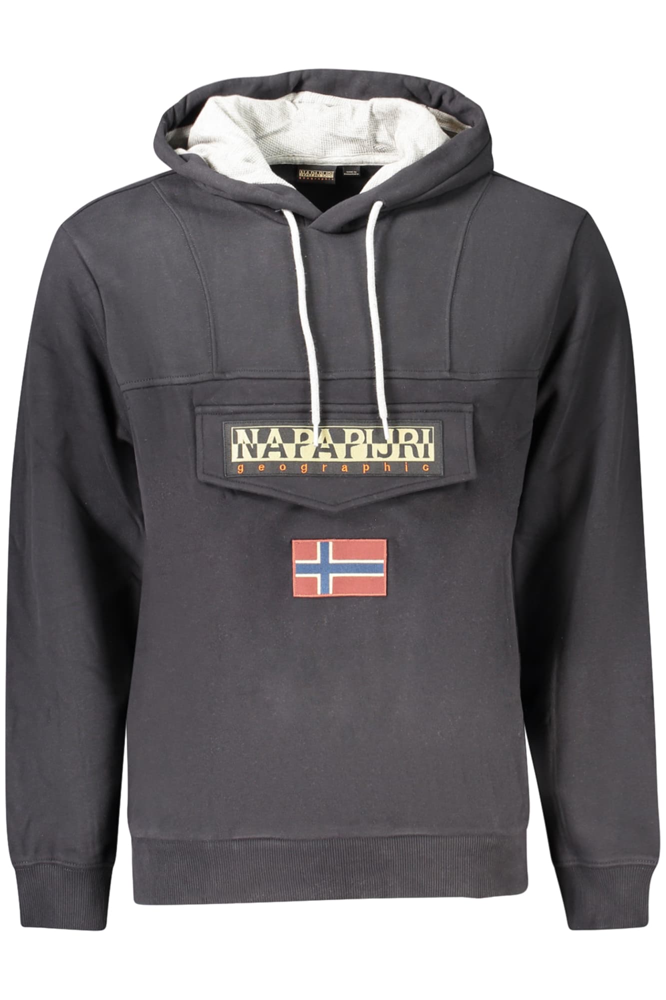 NAPAPIJRI FELPA SENZA ZIP UOMO NERO - Immagine 1