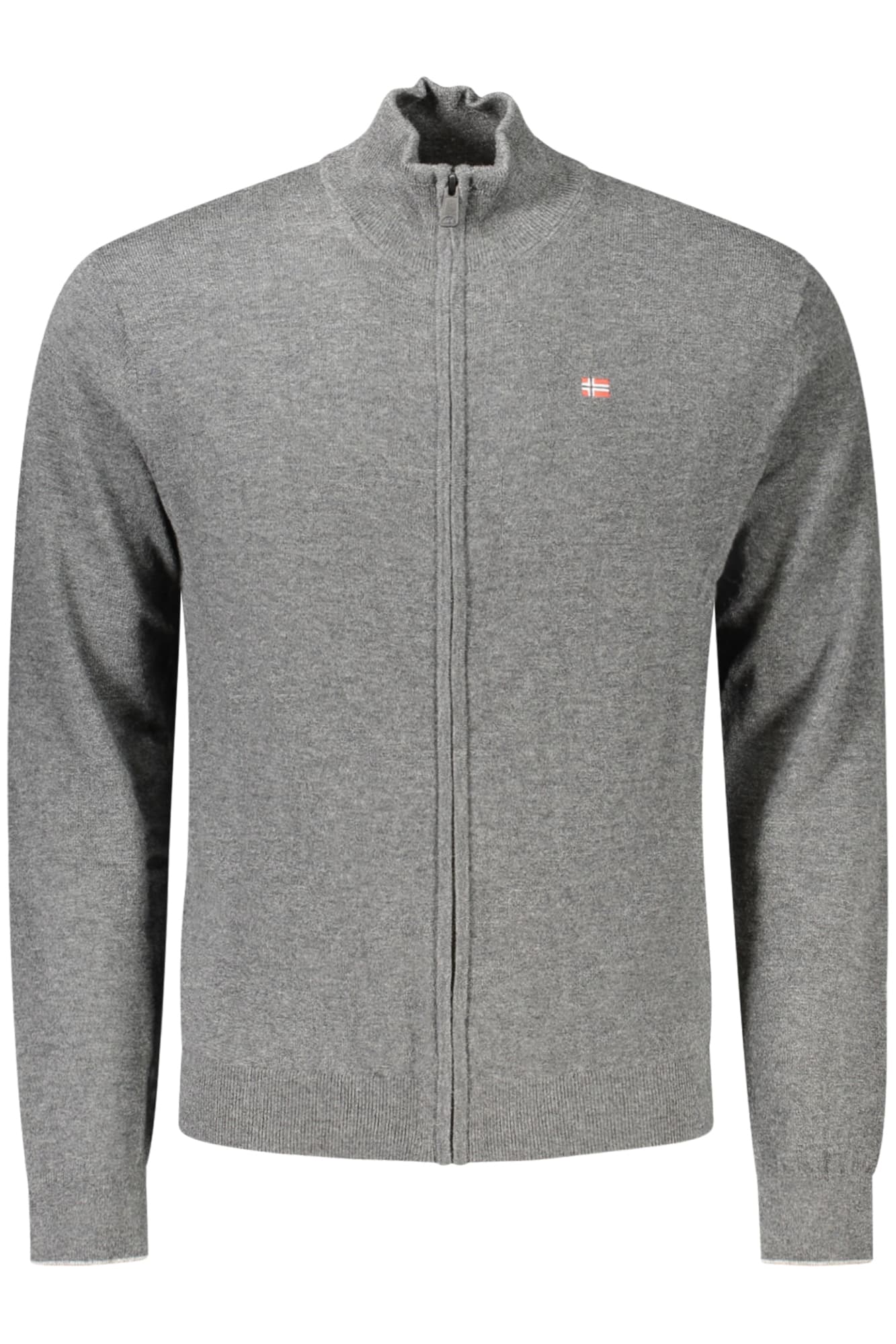NAPAPIJRI CARDIGAN UOMO GRIGIO