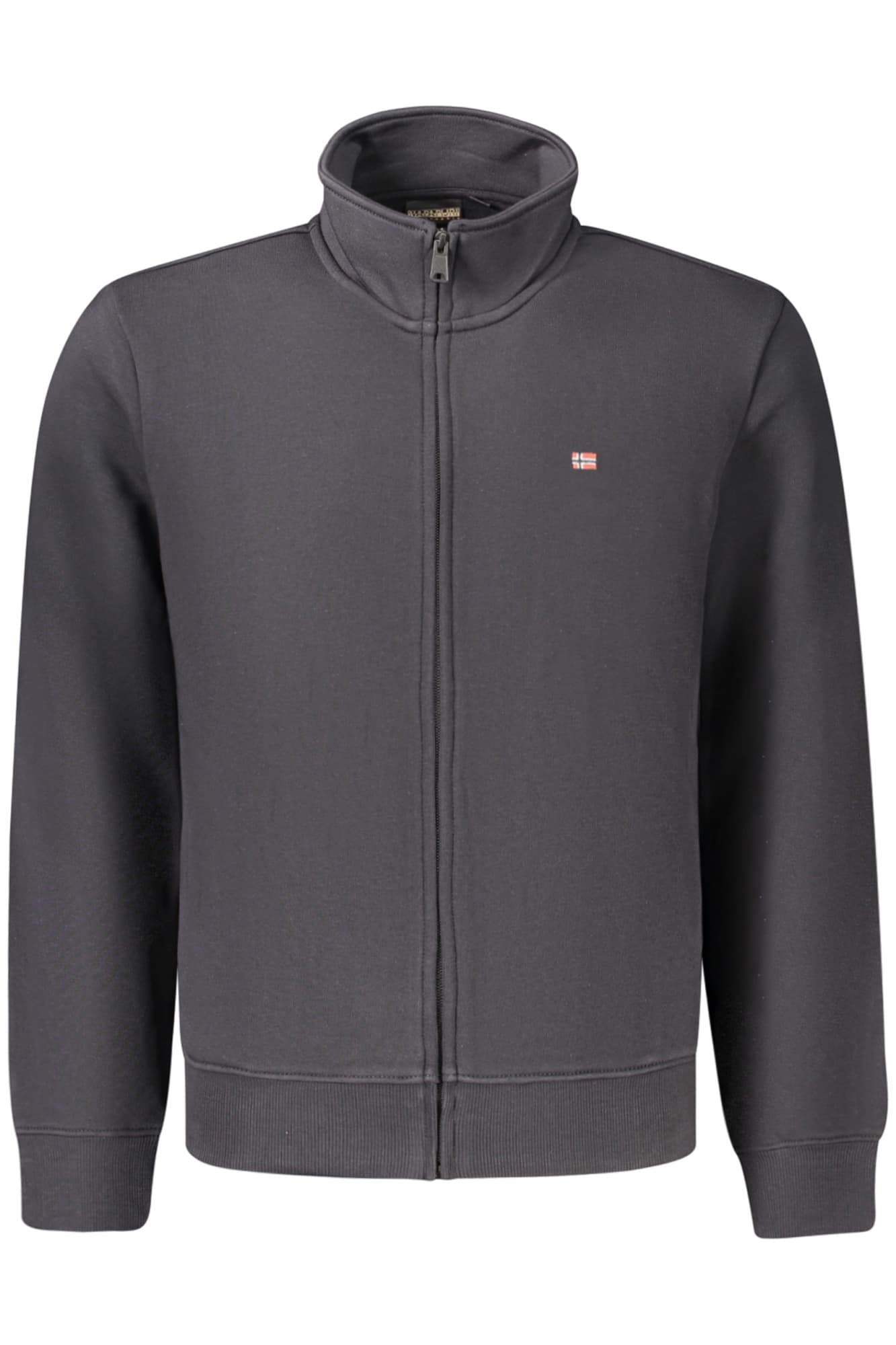NAPAPIJRI FELPA CON ZIP UOMO NERO - Immagine 1