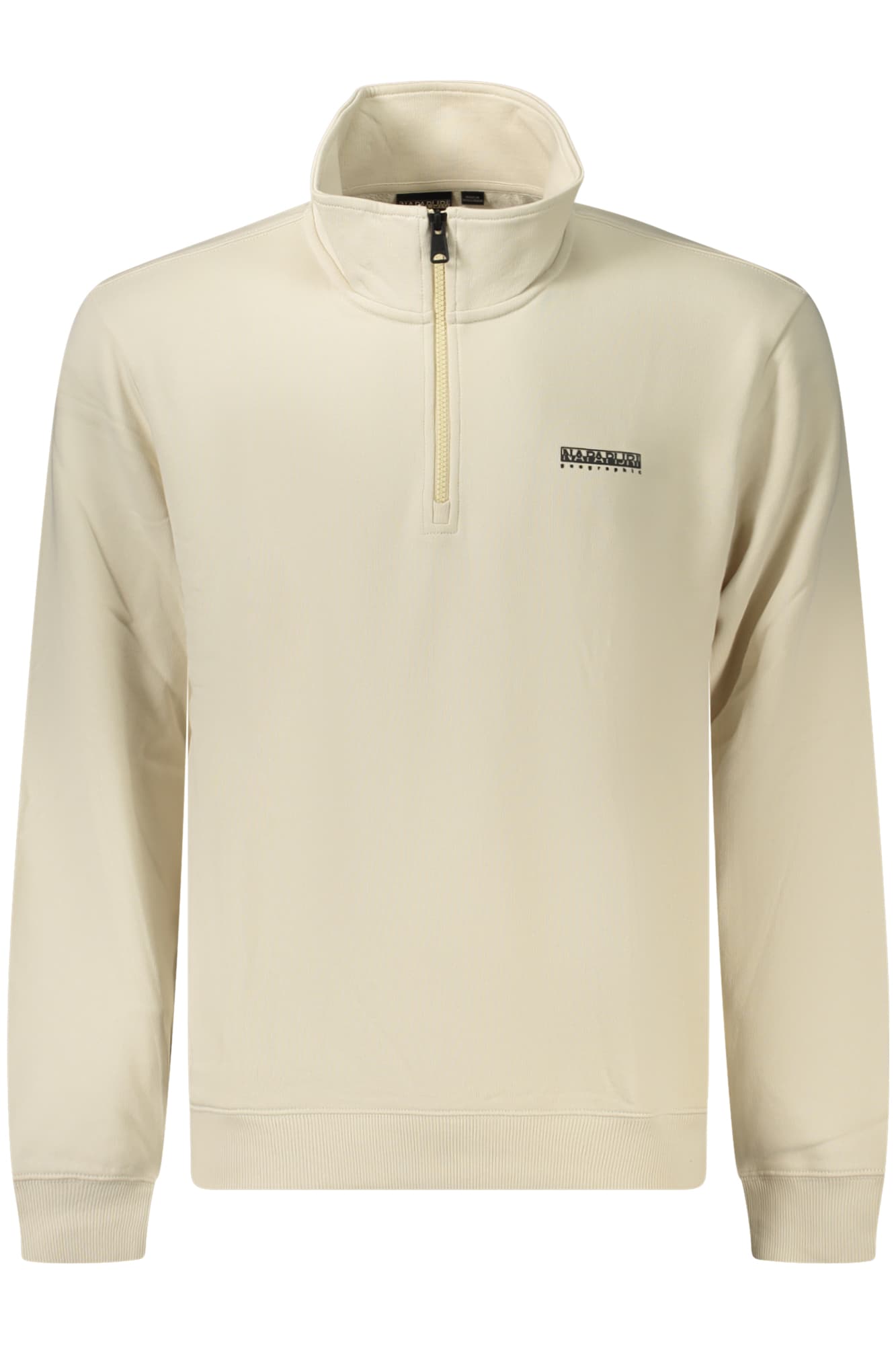 NAPAPIJRI FELPA SENZA ZIP UOMO BEIGE - Immagine 1