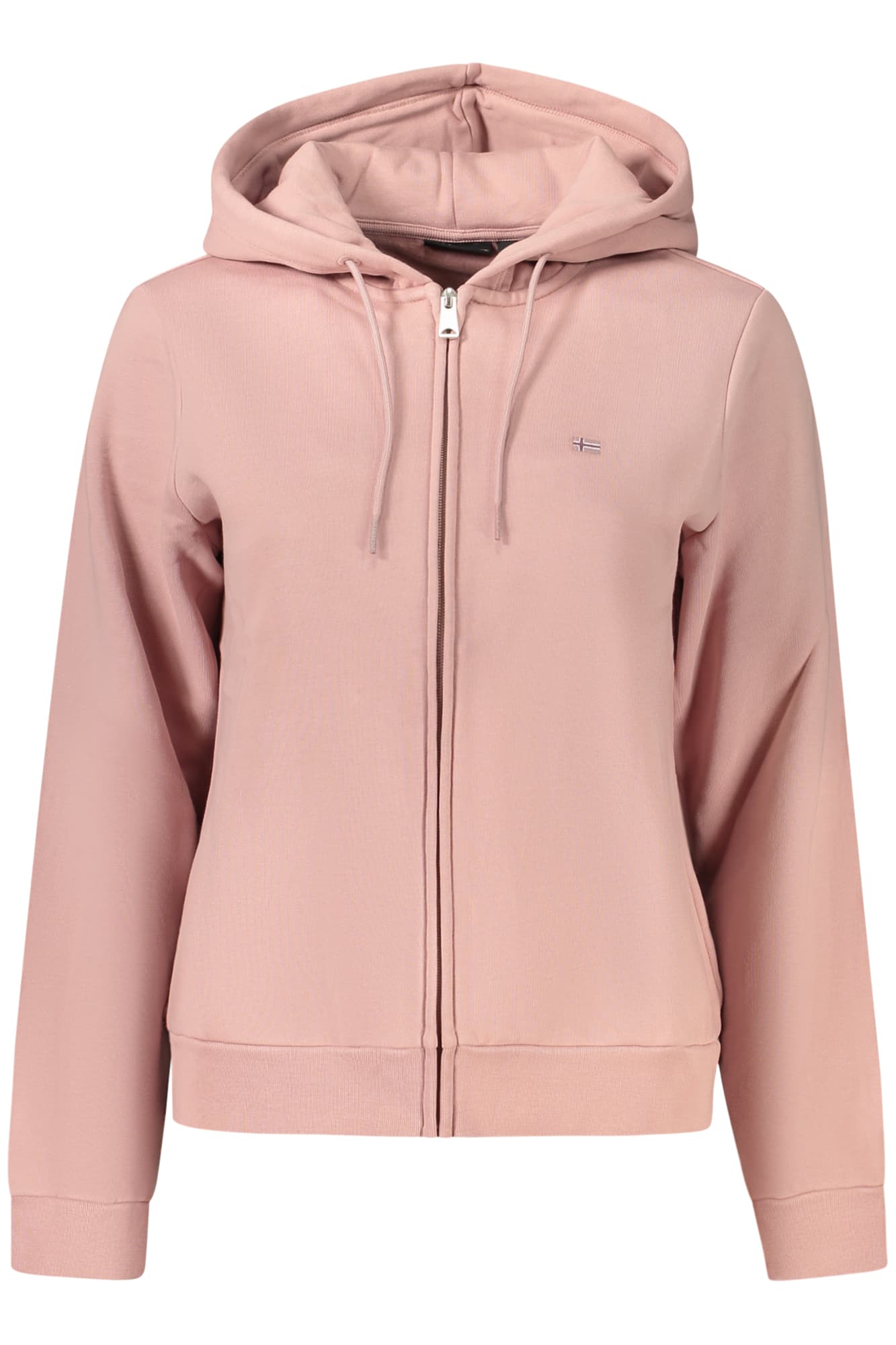 NAPAPIJRI FELPA CON ZIP DONNA ROSA - Immagine 1