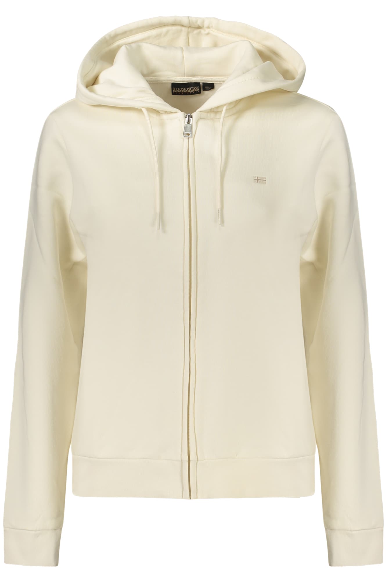 NAPAPIJRI FELPA CON ZIP DONNA BIANCO - Immagine 1
