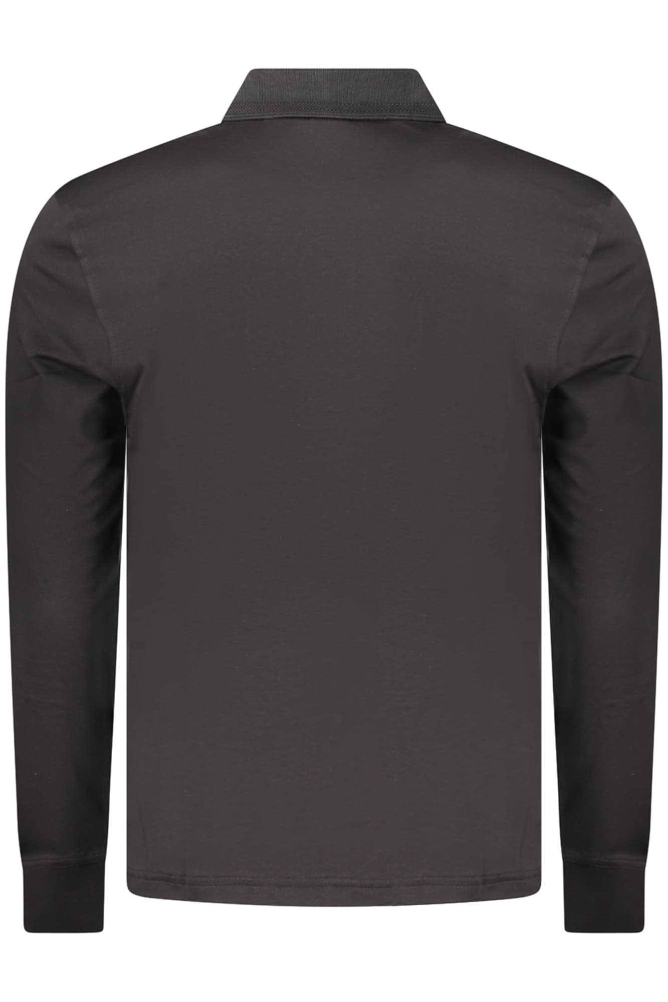 BOSS POLO MANICHE LUNGHE UOMO NERO - Miniatura 2