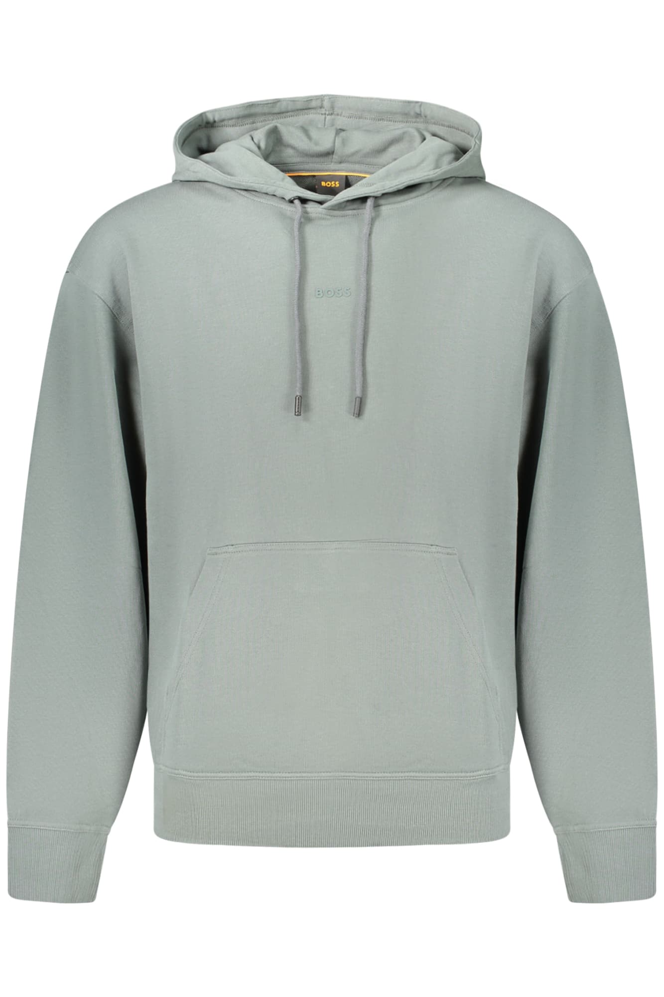 BOSS FELPA SENZA ZIP UOMO VERDE - Immagine 1