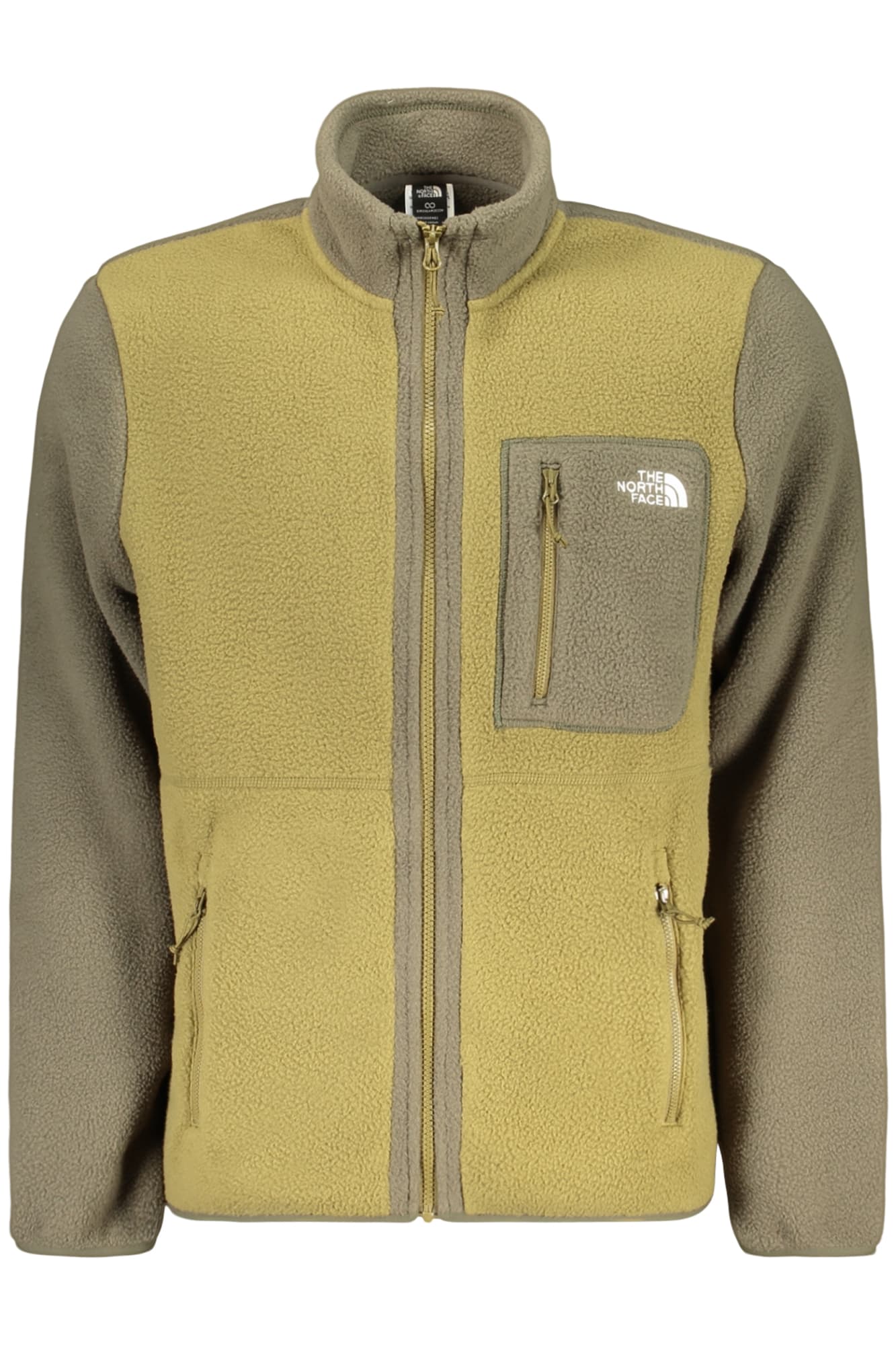 THE NORTH FACE FELPA CON ZIP UOMO VERDE - Immagine 1