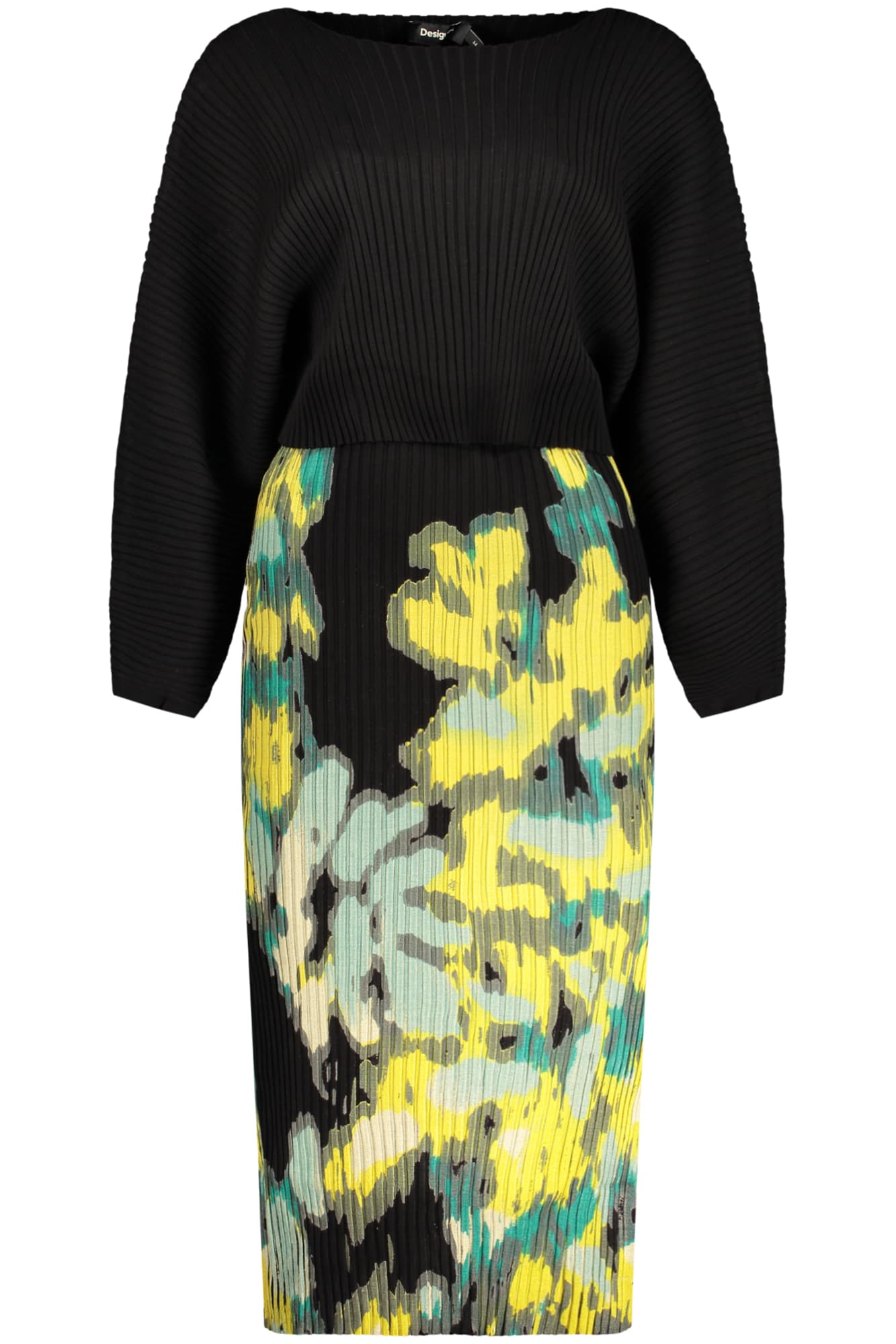 DESIGUAL ABITO LUNGO DONNA NERO - Immagine 1