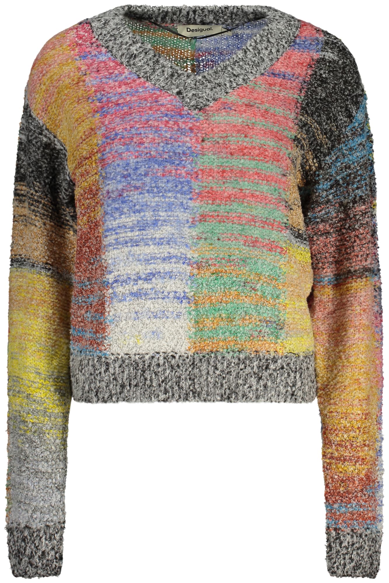 DESIGUAL MAGLIA DONNA GIALLO - Immagine 1