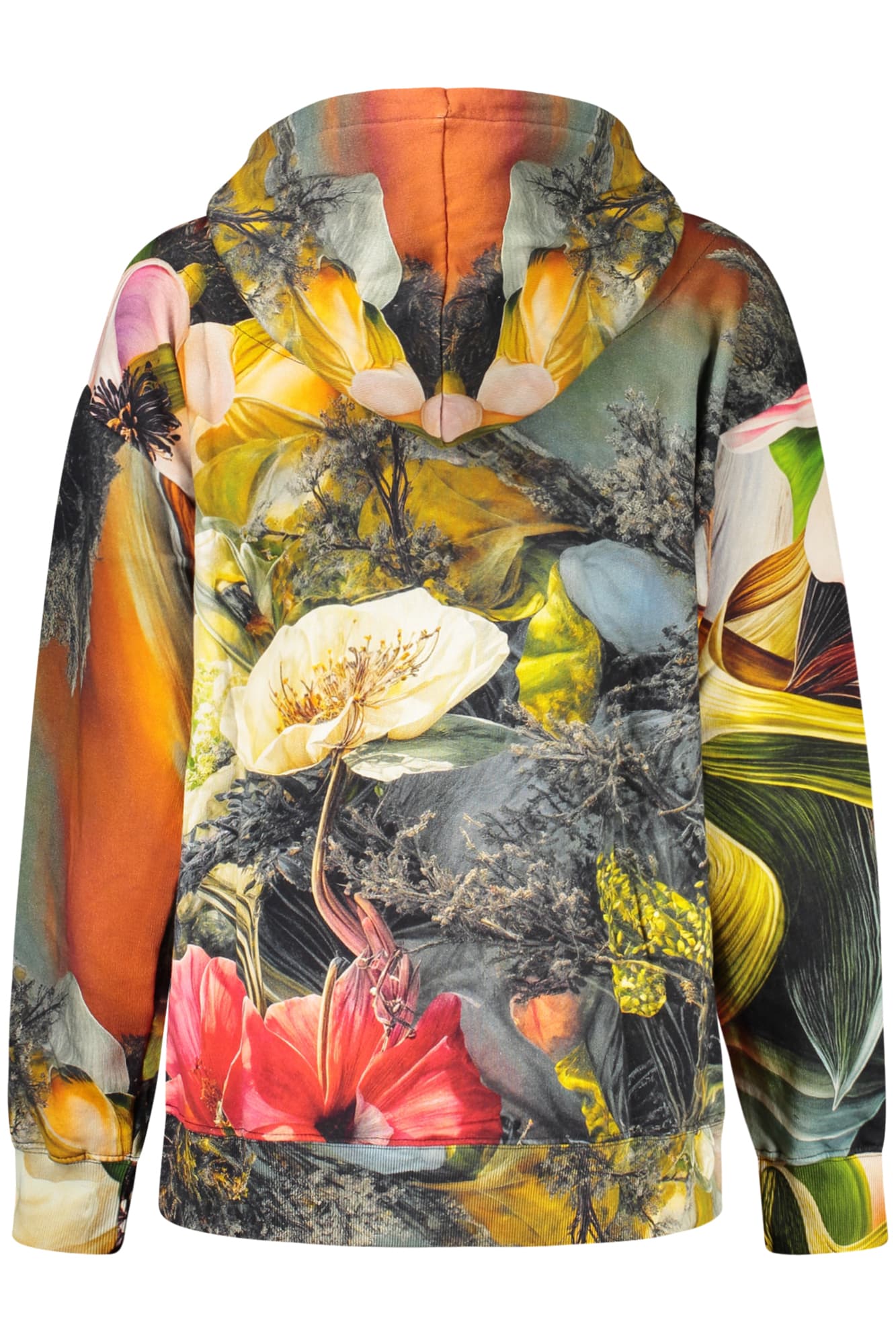 DESIGUAL FELPA CON ZIP DONNA GRIGIO - Miniatura 2