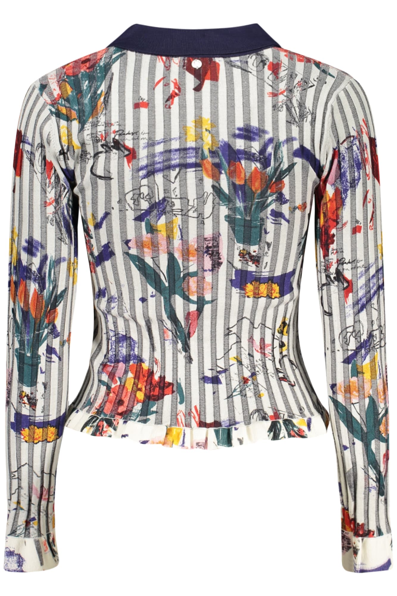 DESIGUAL MAGLIA DONNA BIANCO - Miniatura 2
