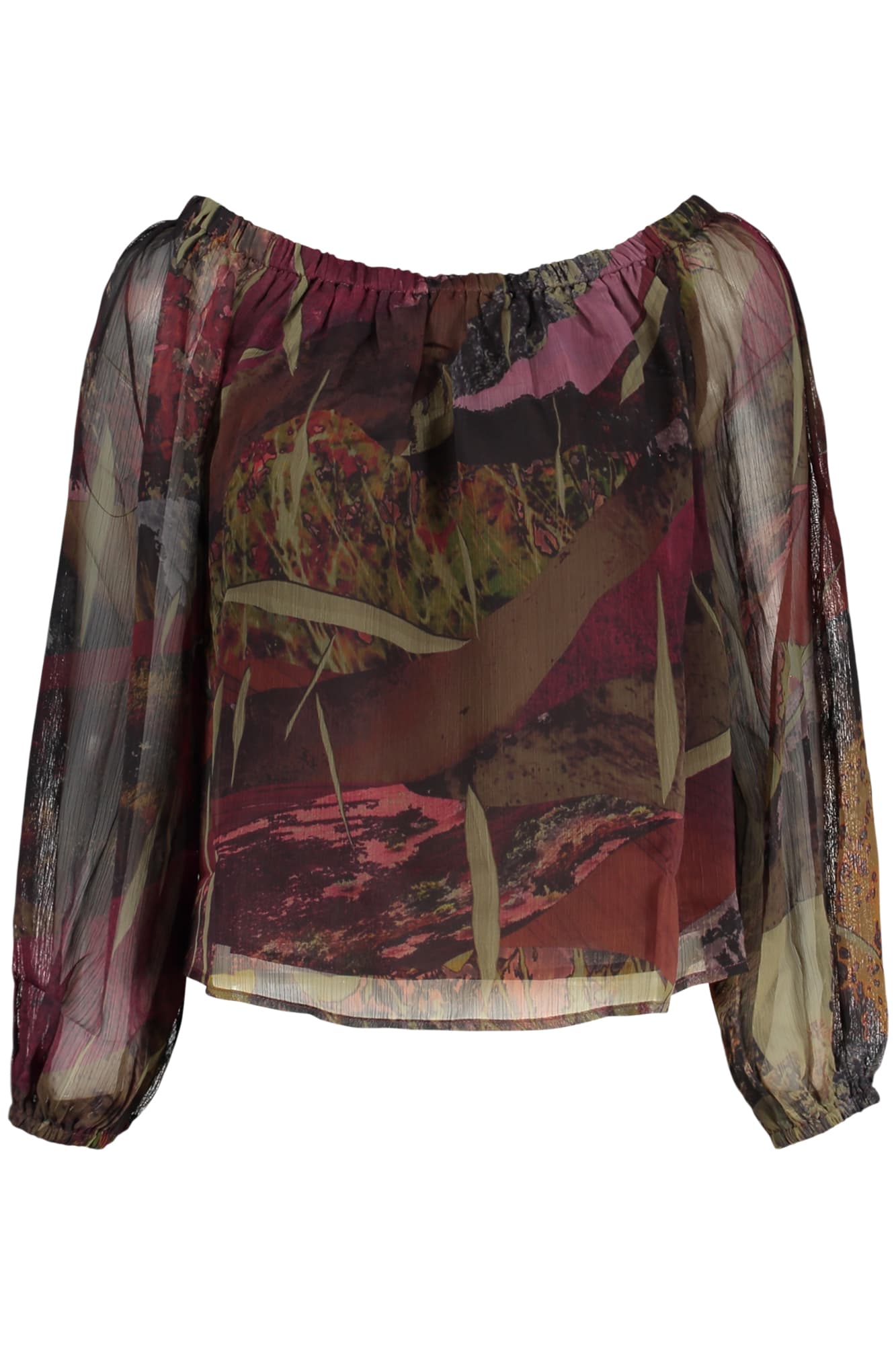 DESIGUAL CAMICIA MANICHE LUNGHE DONNA VERDE - Immagine 1