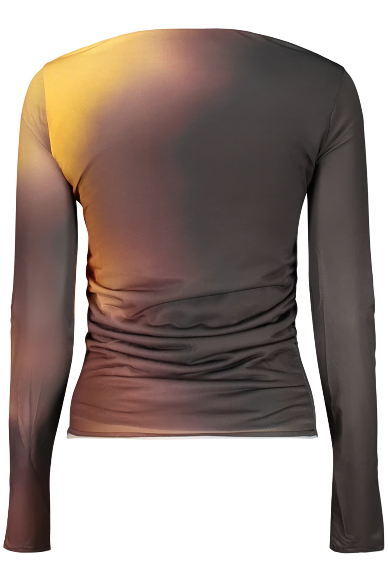 DESIGUAL T-SHIRT MANICHE LUNGHE DONNA NERO - Miniatura 2