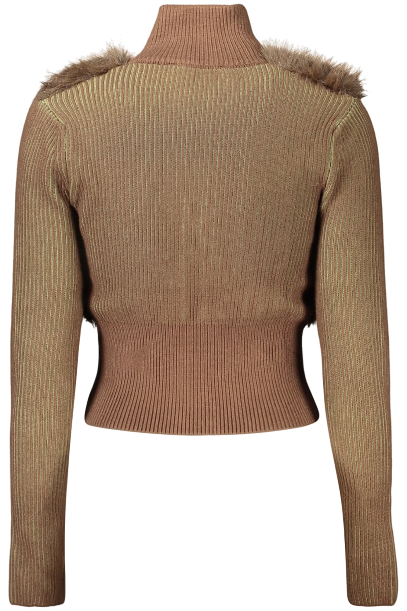 DESIGUAL CARDIGAN DONNA MARRONE - Miniatura 2