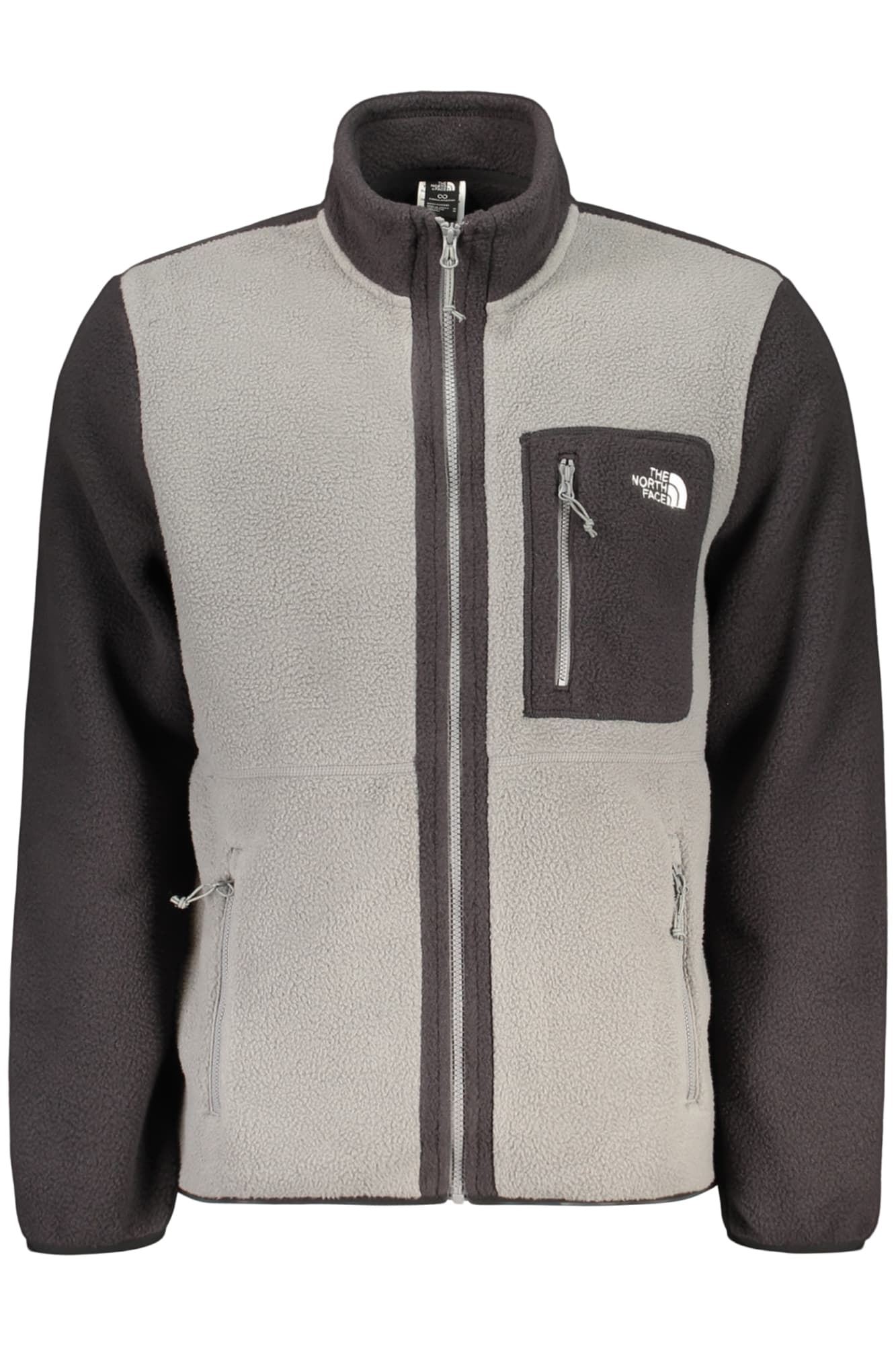 THE NORTH FACE FELPA CON ZIP UOMO GRIGIO - Immagine 1