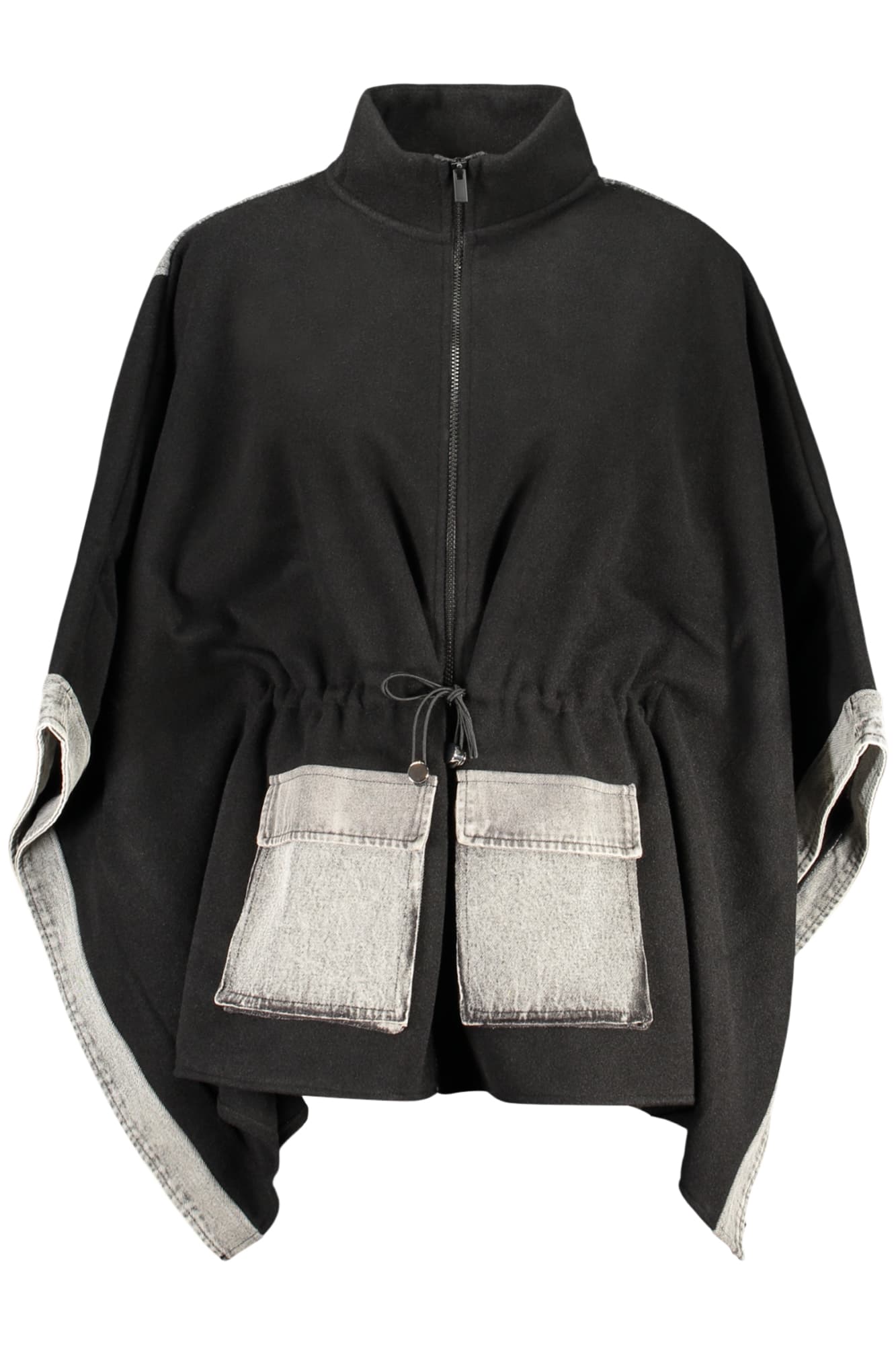 DESIGUAL PONCHO DONNA NERO - Immagine 1