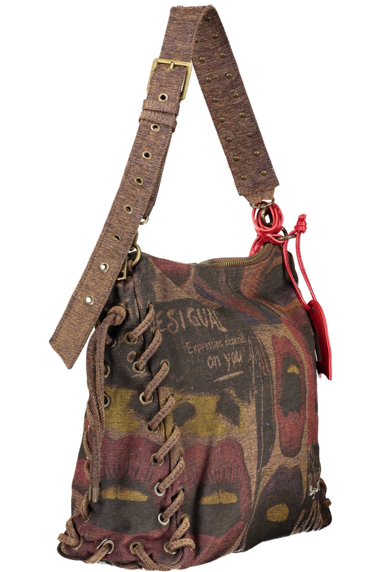 DESIGUAL BORSA DONNA MARRONE - Miniatura 3