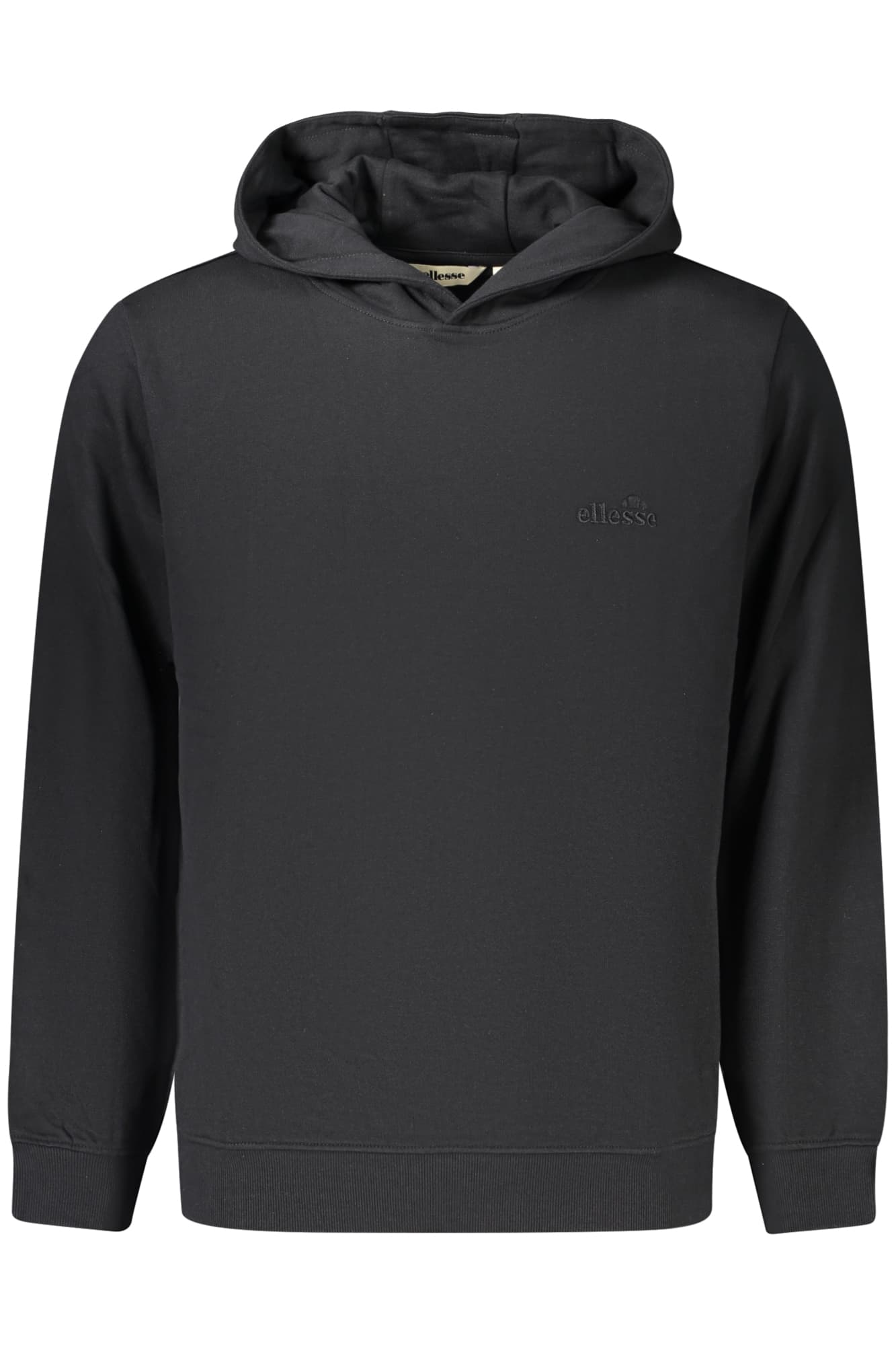 ELLESSE FELPA SENZA ZIP UOMO NERO - Immagine 1