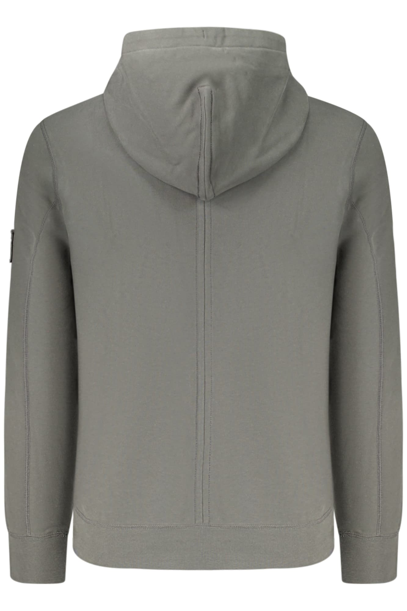 CALVIN KLEIN FELPA SENZA ZIP UOMO VERDE - Miniatura 2