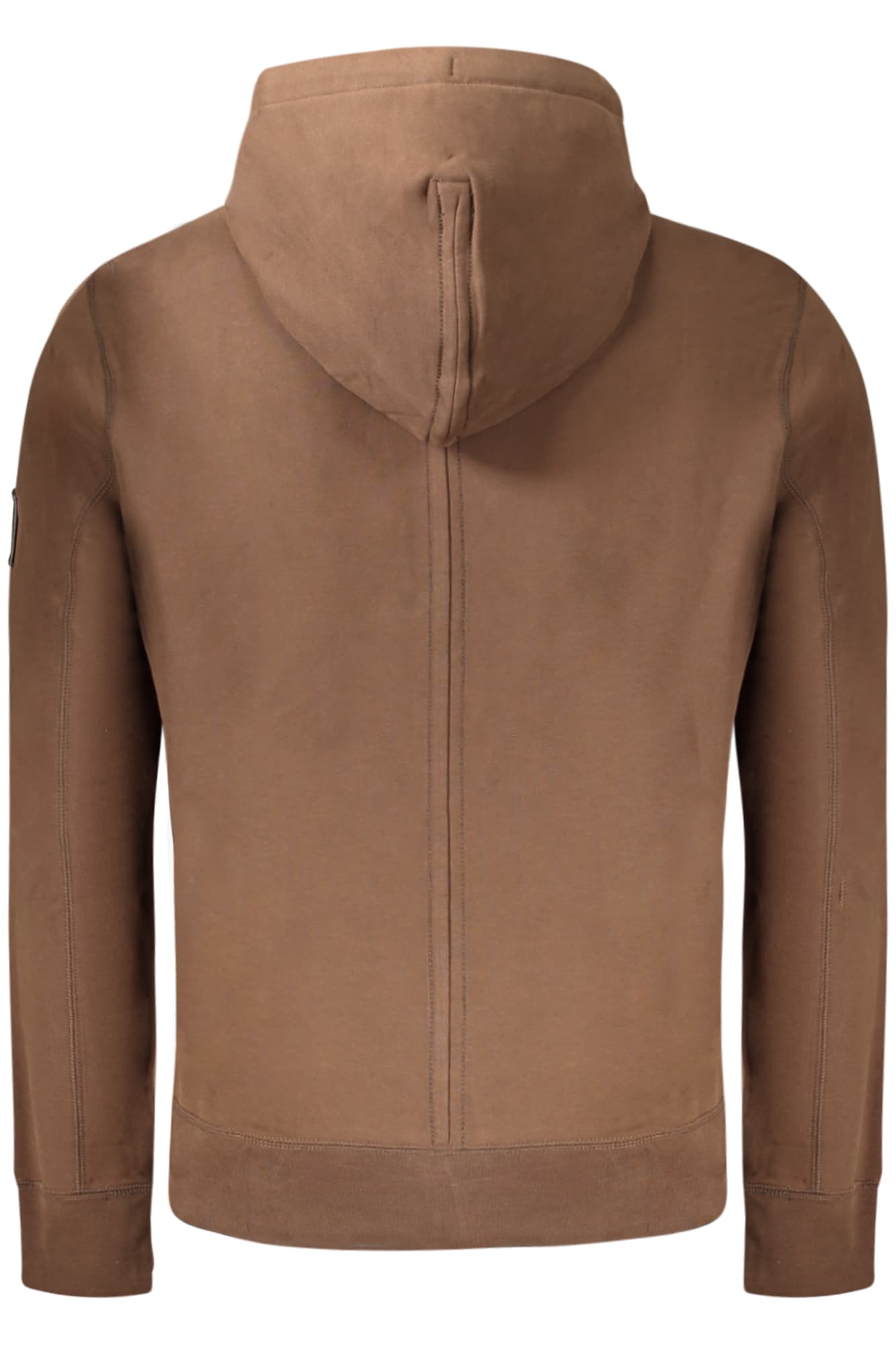 CALVIN KLEIN FELPA SENZA ZIP UOMO MARRONE - Miniatura 2