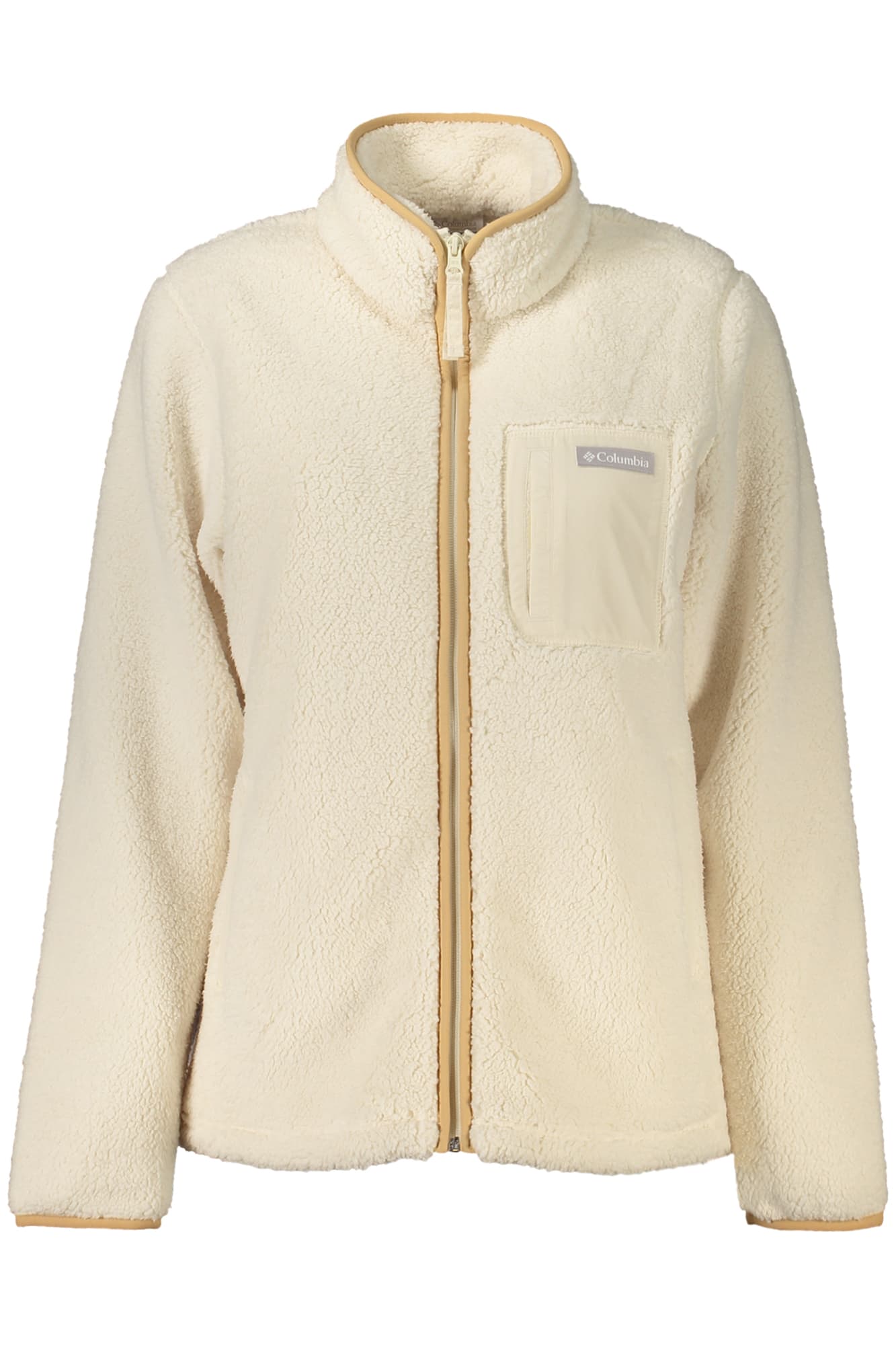 COLUMBIA FELPA CON ZIP DONNA BIANCO - Immagine 1