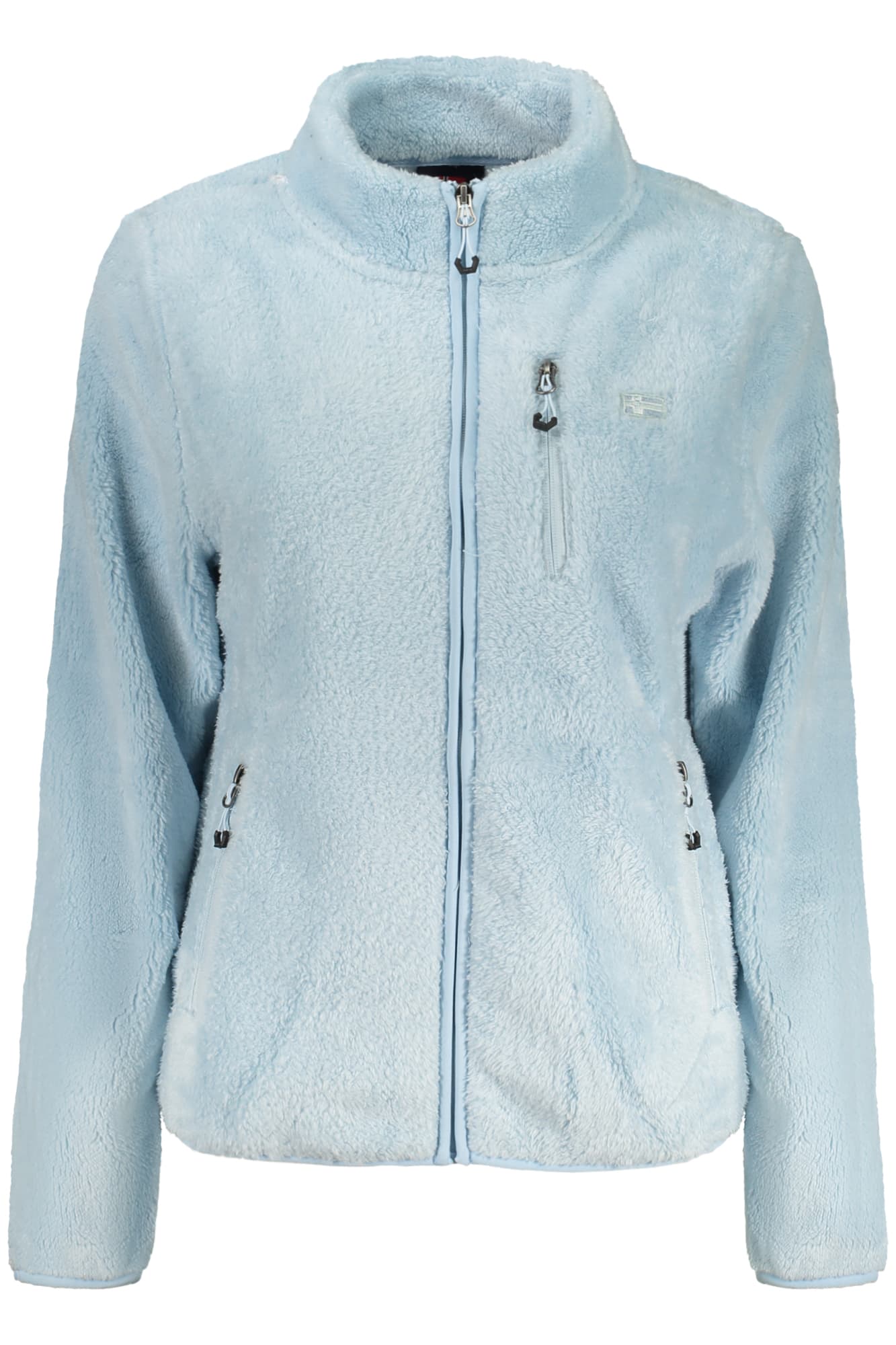 NORWAY 1963 FELPA CON ZIP DONNA AZZURRO