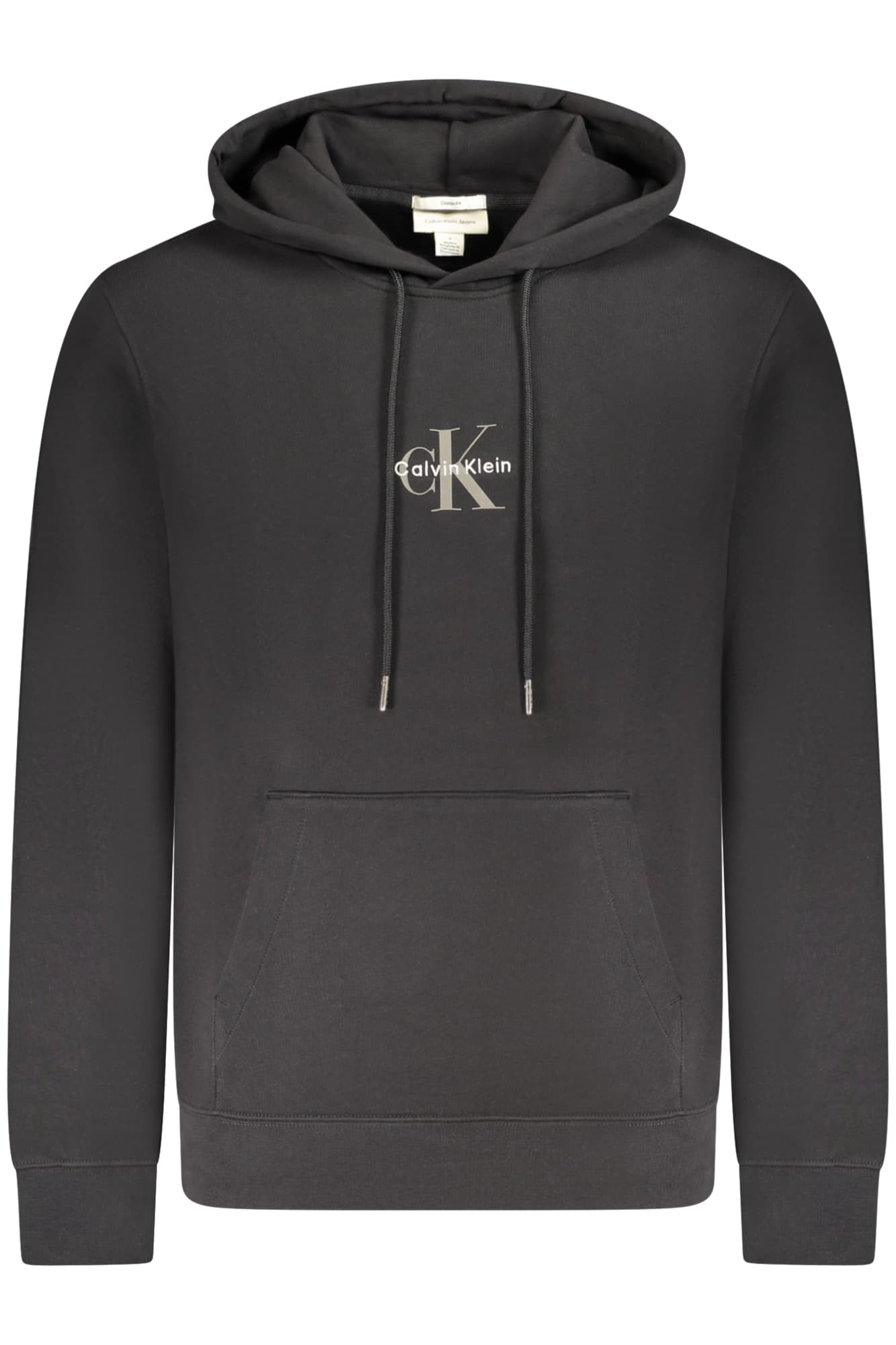 CALVIN KLEIN FELPA SENZA ZIP UOMO NERO