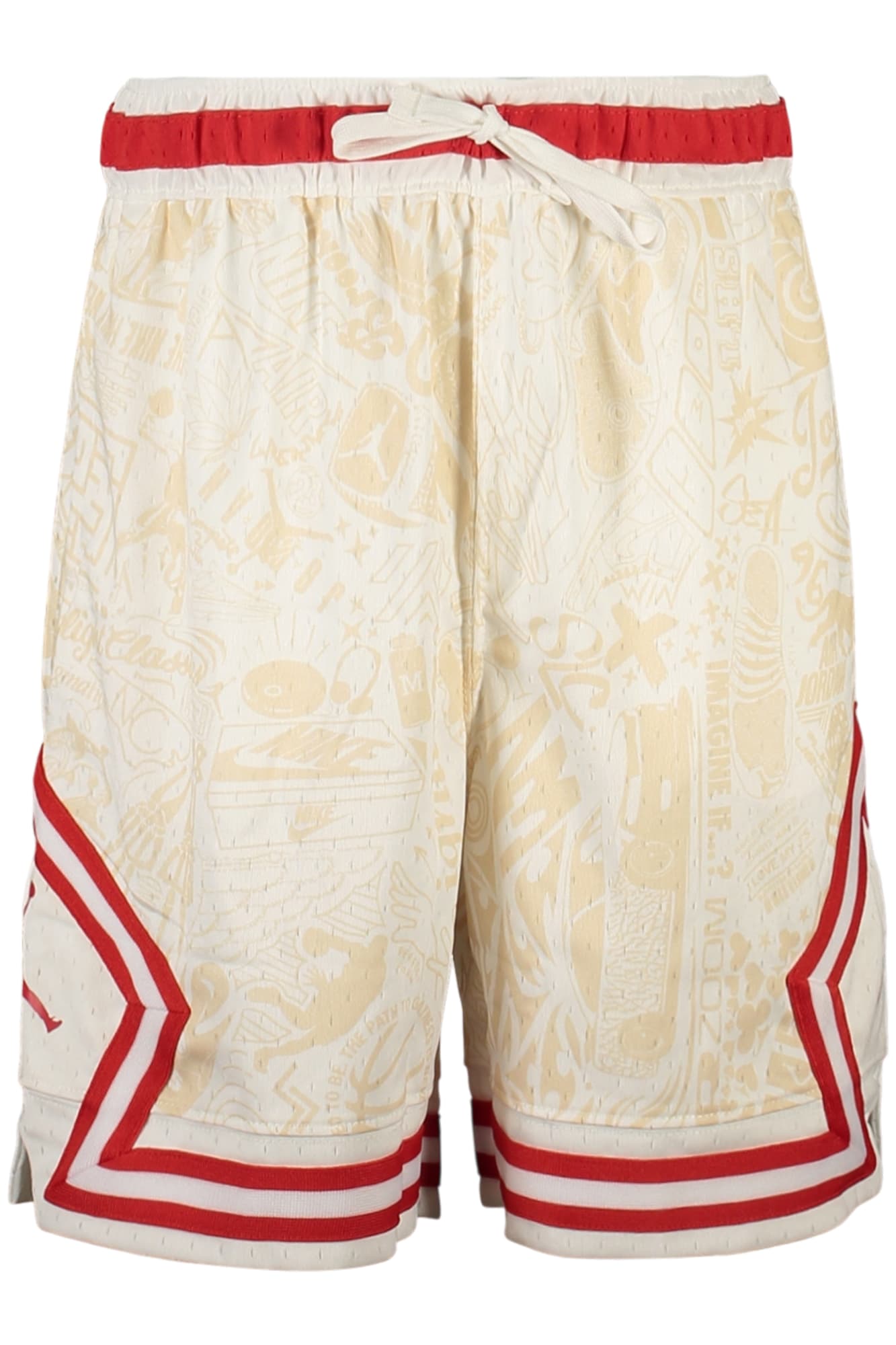 JORDAN PANTALONE SHORT BAMBINO BIANCO - Immagine 1