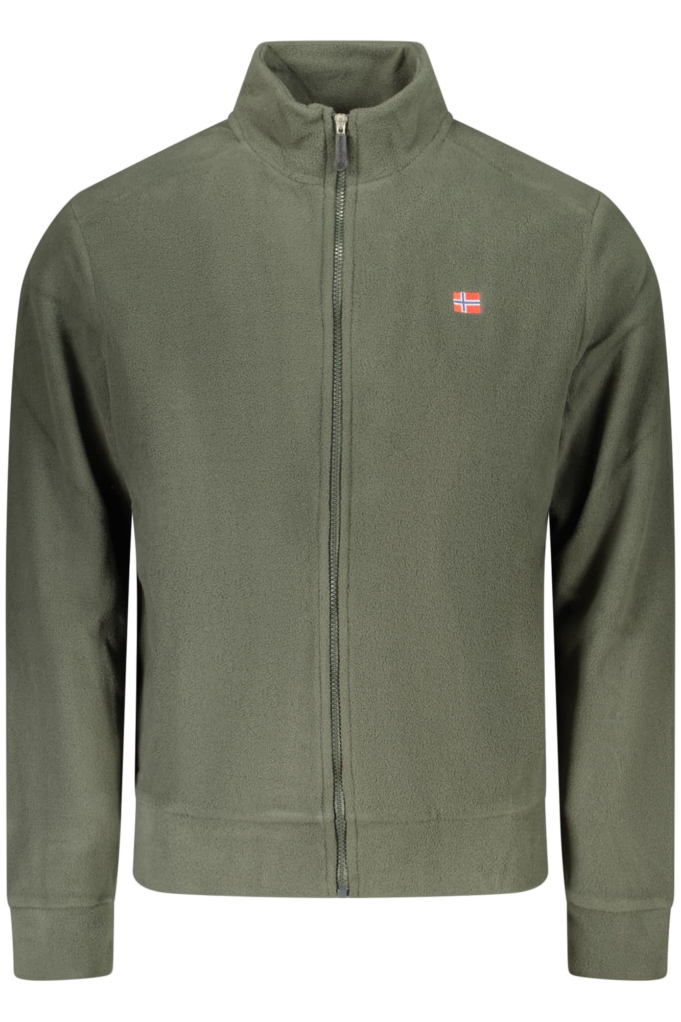 THE NORTH STONE FELPA CON ZIP UOMO VERDE - Immagine 1