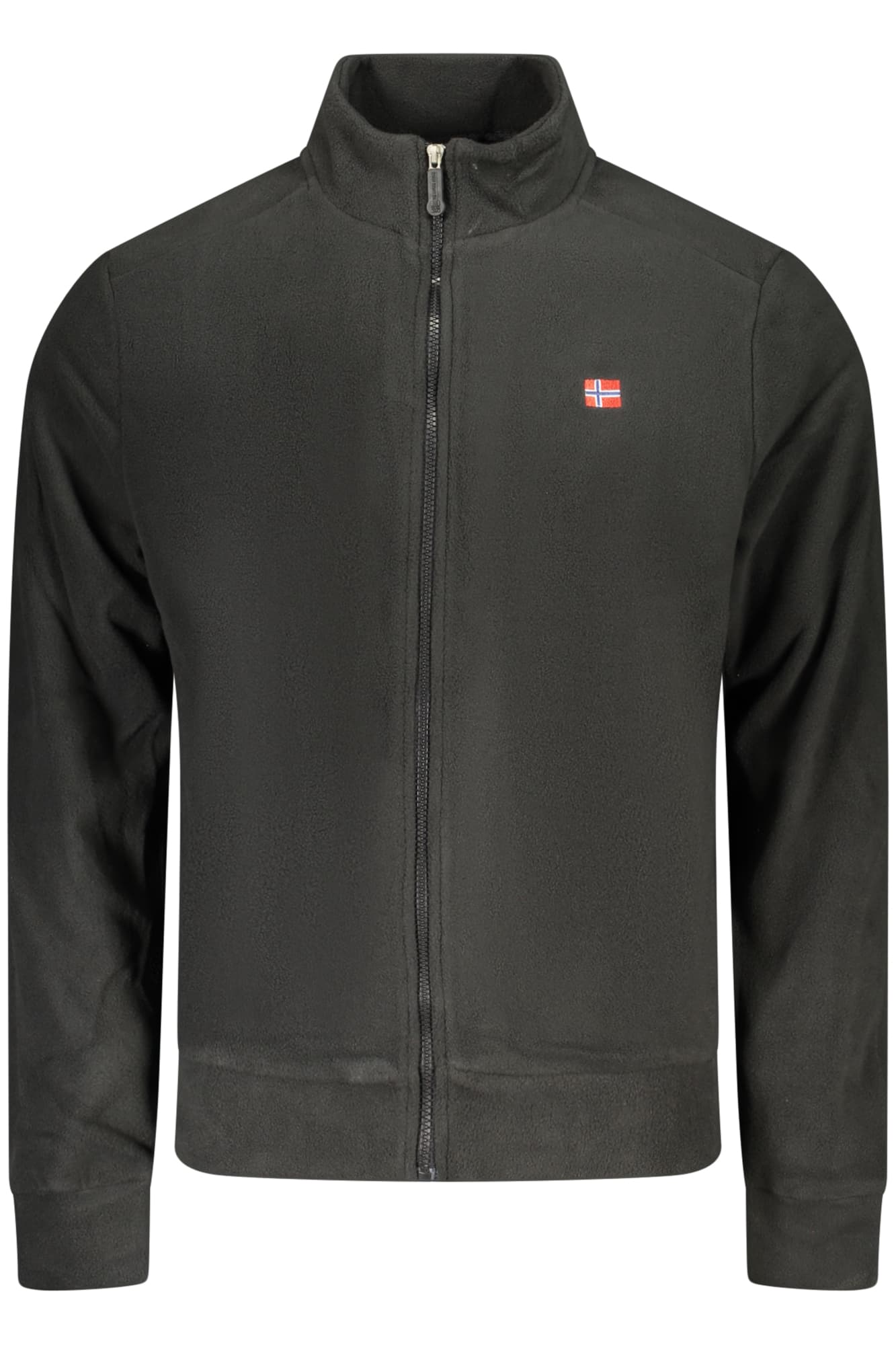 THE NORTH STONE FELPA CON ZIP UOMO NERO