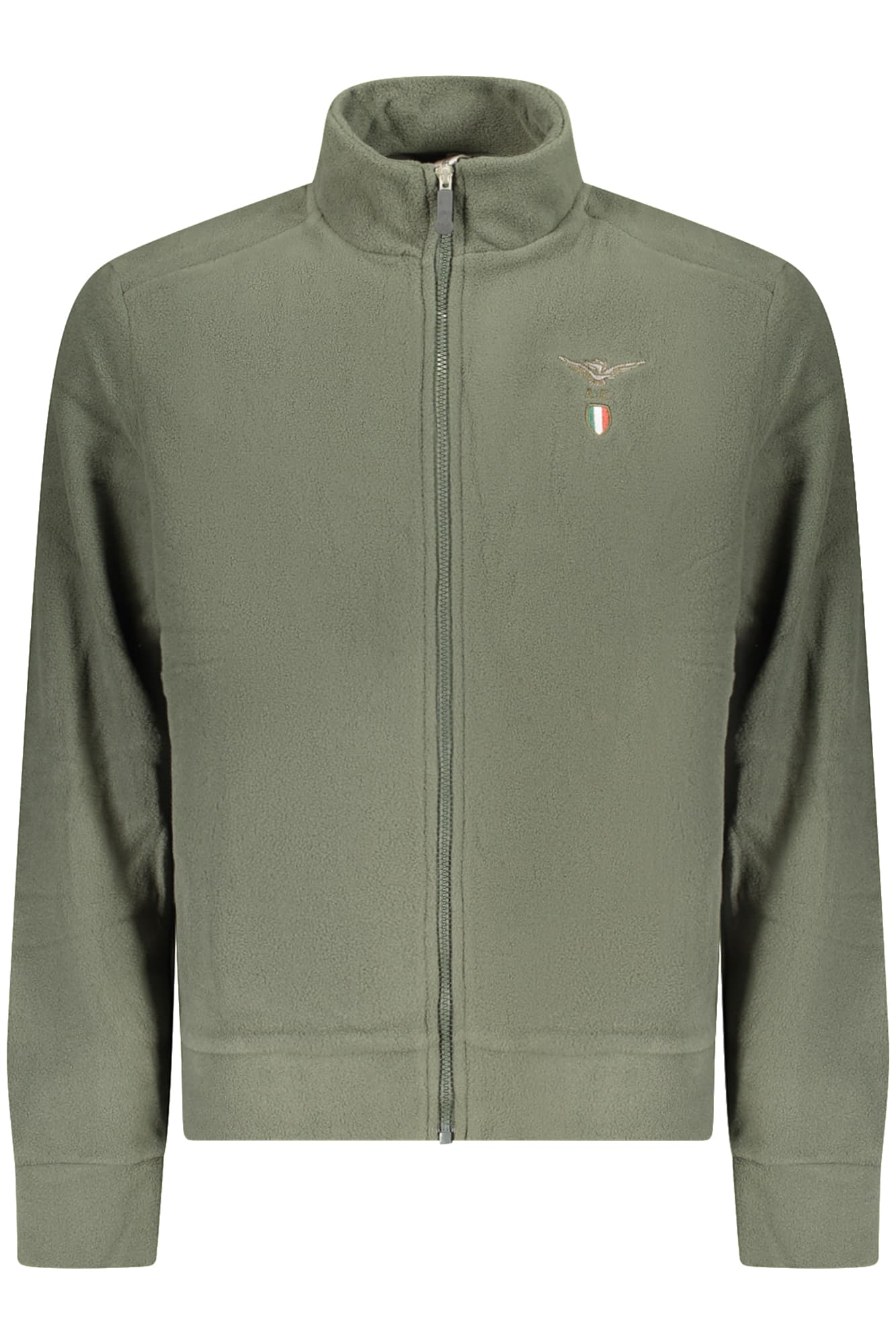 ACCADEMIA MILITARE FELPA CON ZIP UOMO VERDE