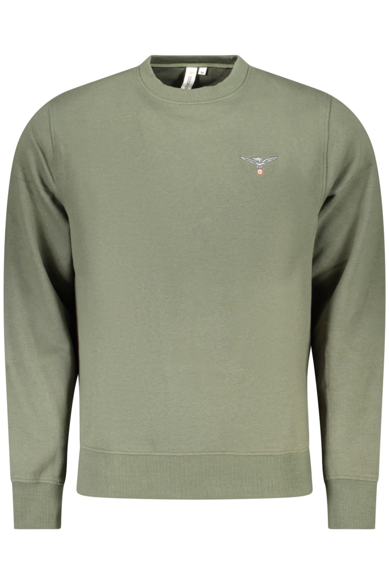 ACCADEMIA MILITARE FELPA SENZA ZIP UOMO VERDE - Immagine 1