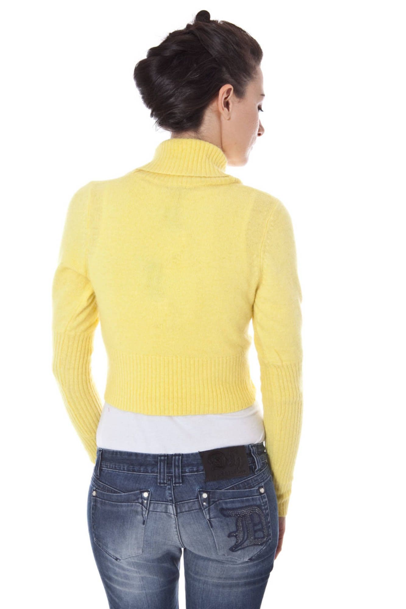 DATCH COPRISPALLE MANICHE LUNGHE DONNA GIALLO - Miniatura 2