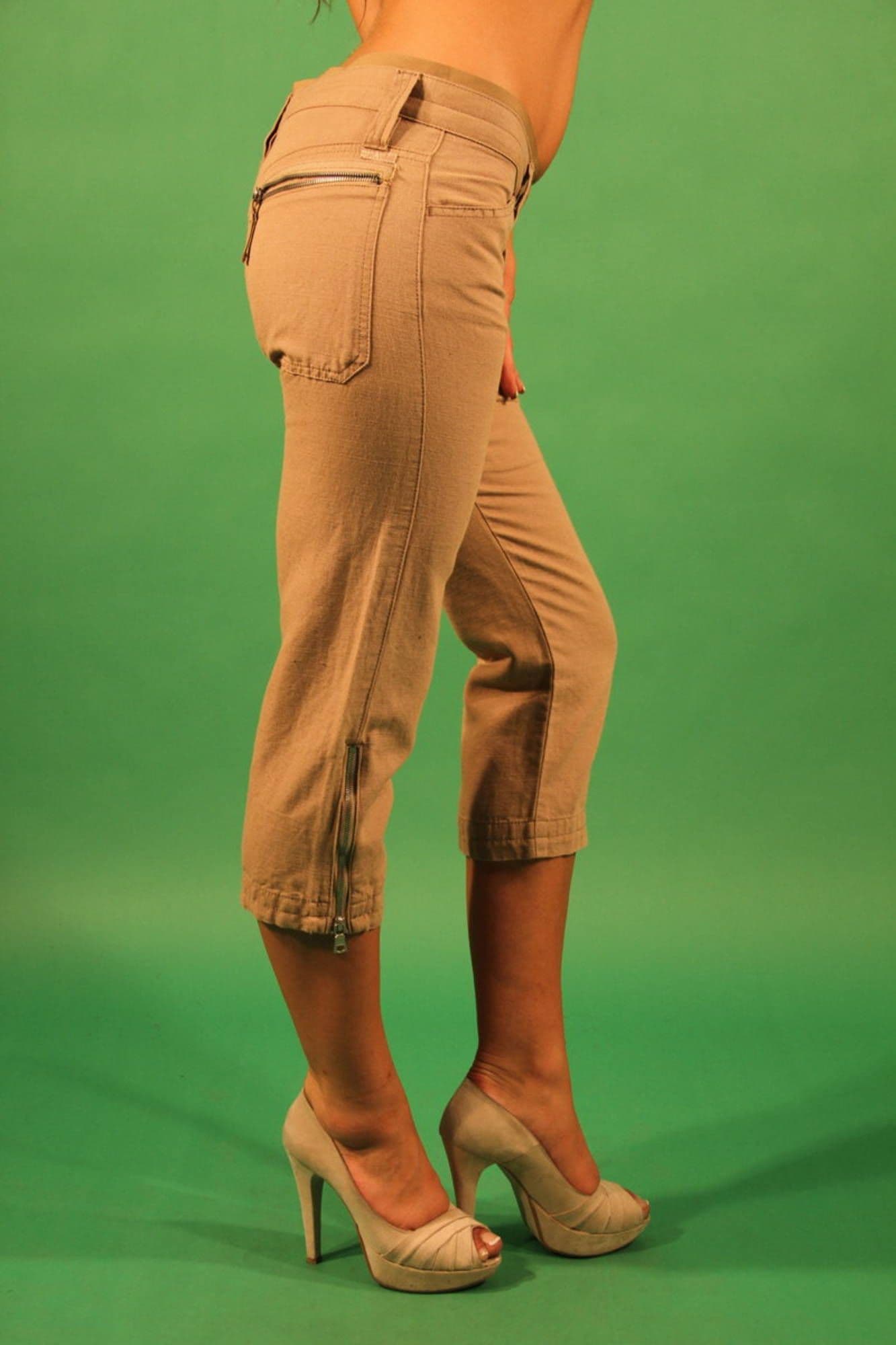 GAS PANTALONE PINOCCHIETTO DONNA BEIGE - Miniatura 3