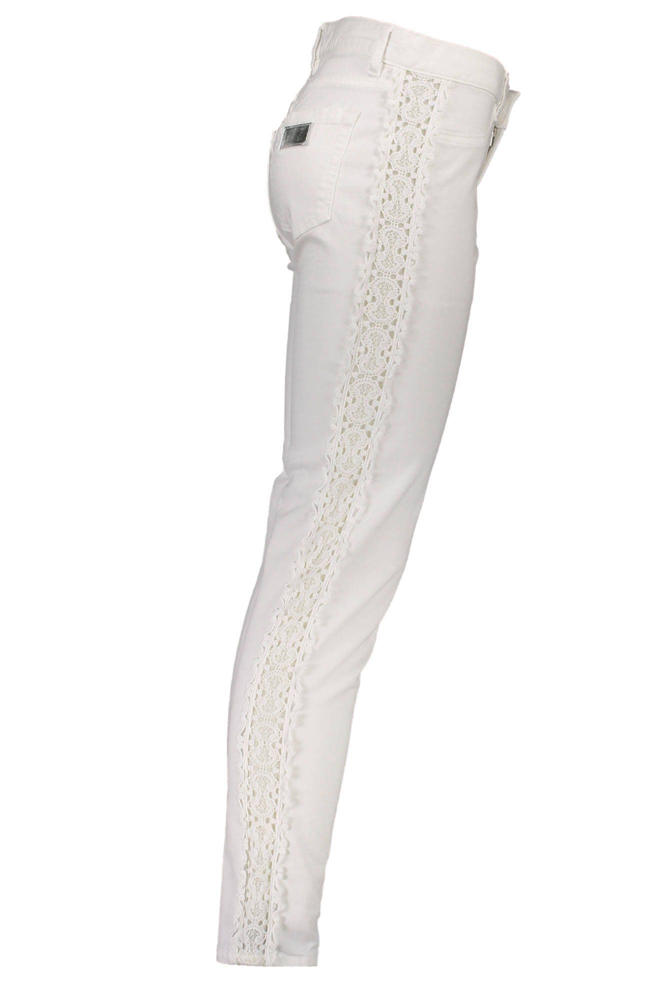 JUST CAVALLI PANTALONE DONNA BIANCO - Miniatura 3