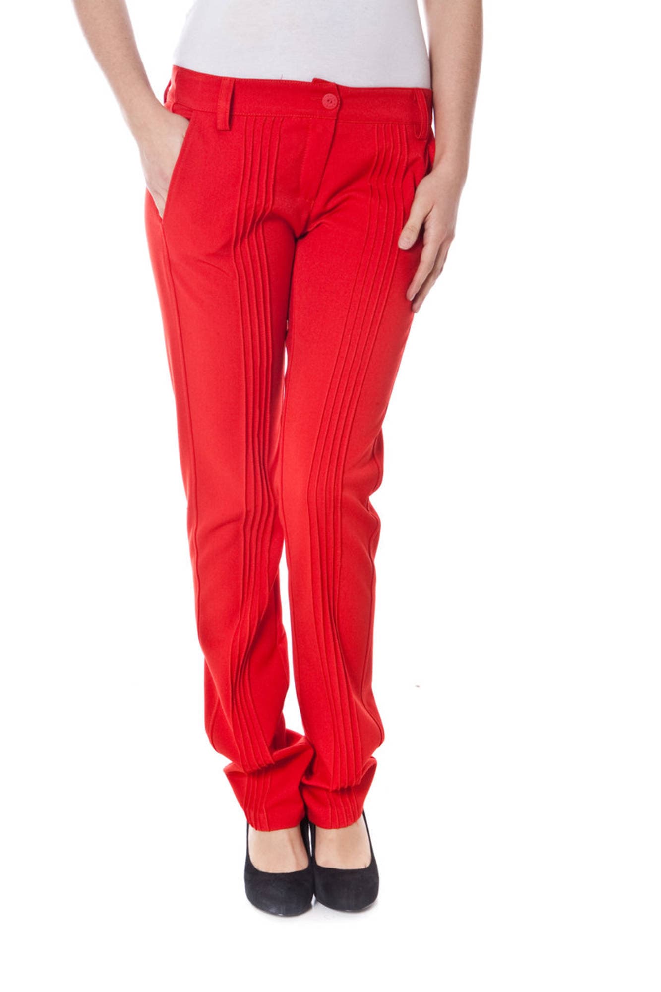 DENNY ROSE PANTALONE DONNA ROSSO - Immagine principale