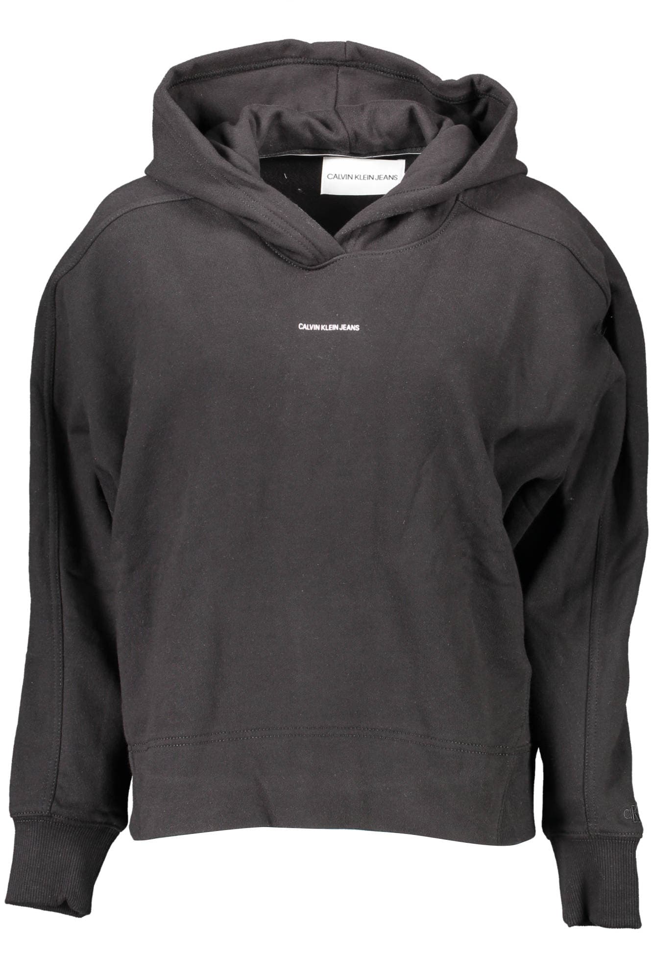 CALVIN KLEIN FELPA SENZA ZIP DONNA NERO - Immagine principale