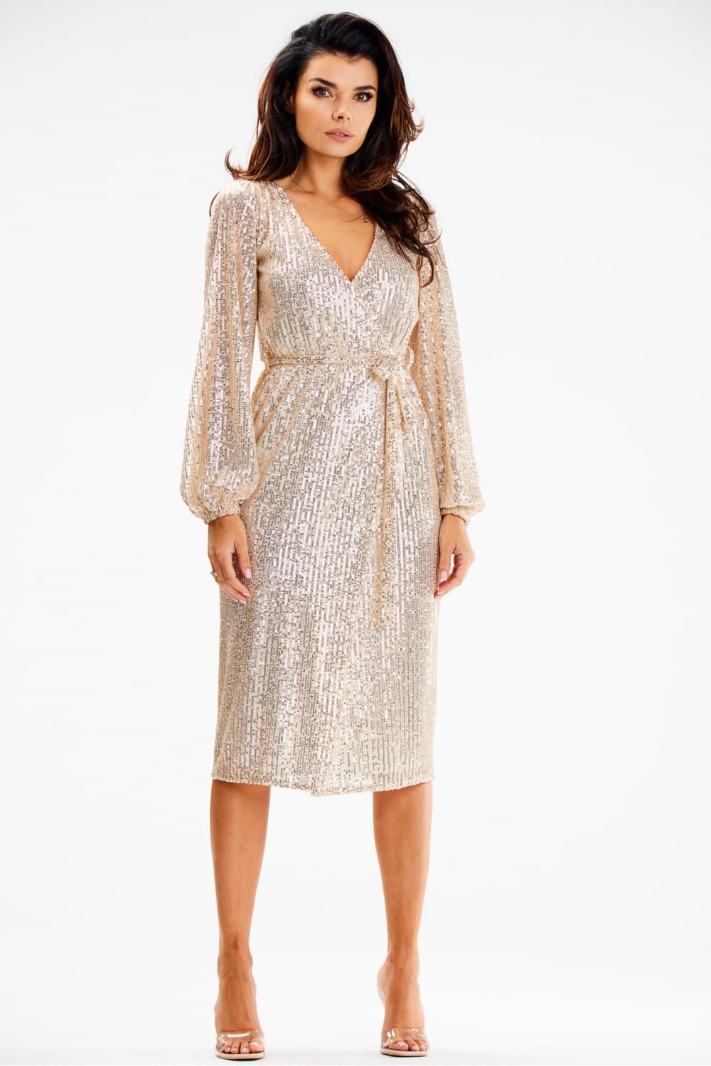 Vestito da sera model 189423 awama - Miniatura 2