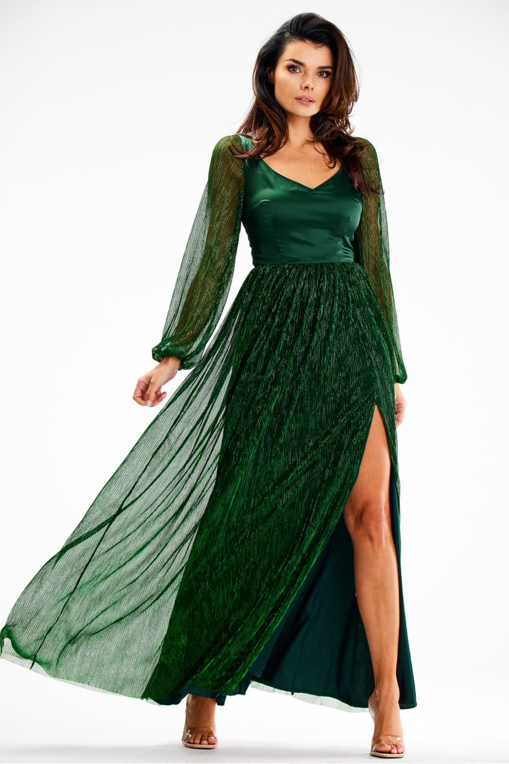 Vestito lungo model 189438 awama - Miniatura 2