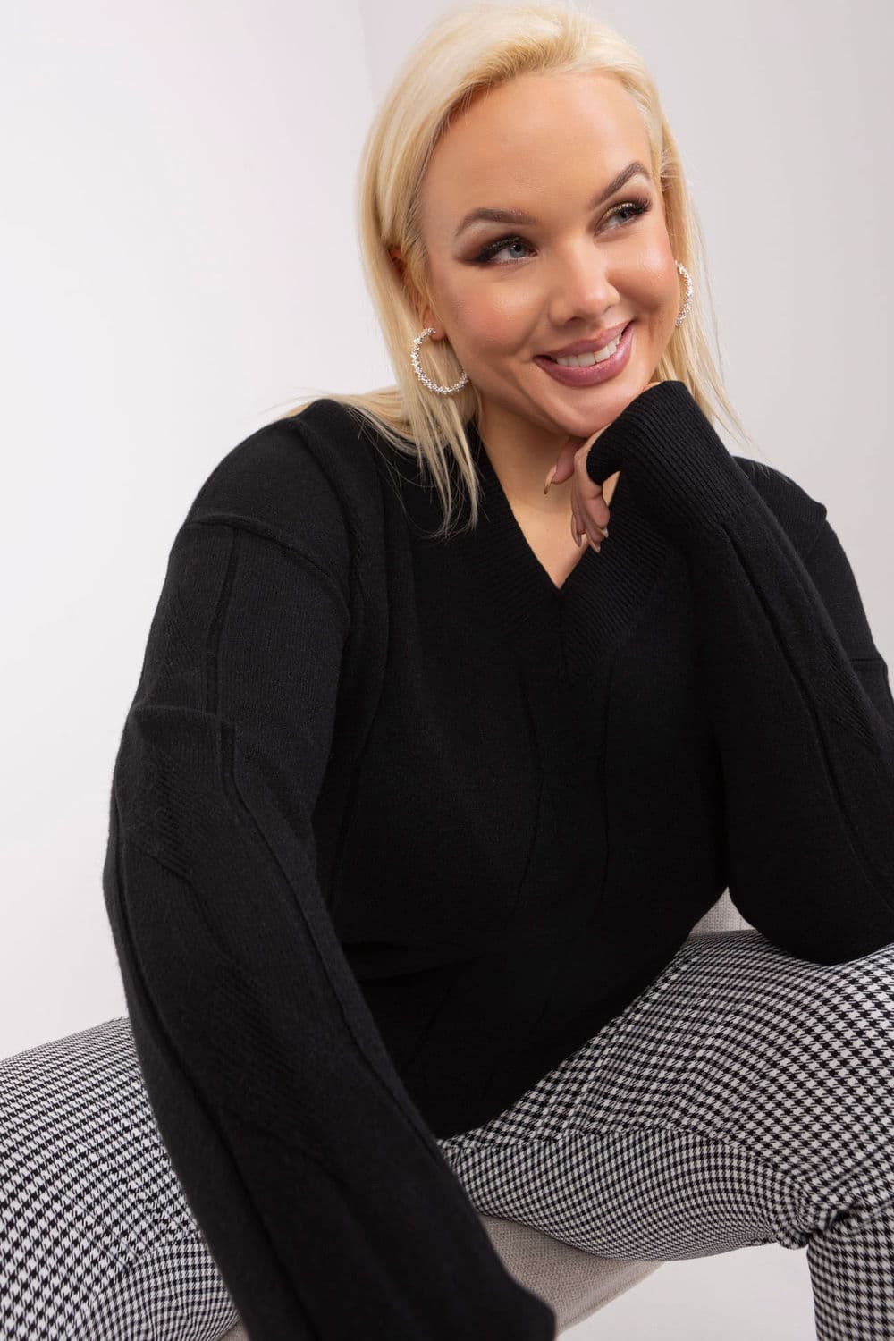 Maglione plus size model 190057 Factory Price - Miniatura 3