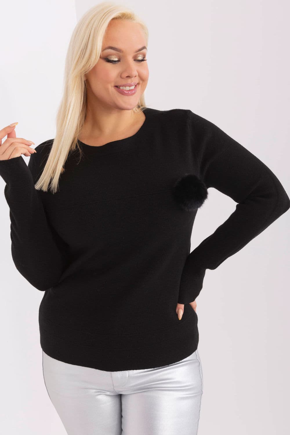 Maglione plus size model 190071 Factory Price