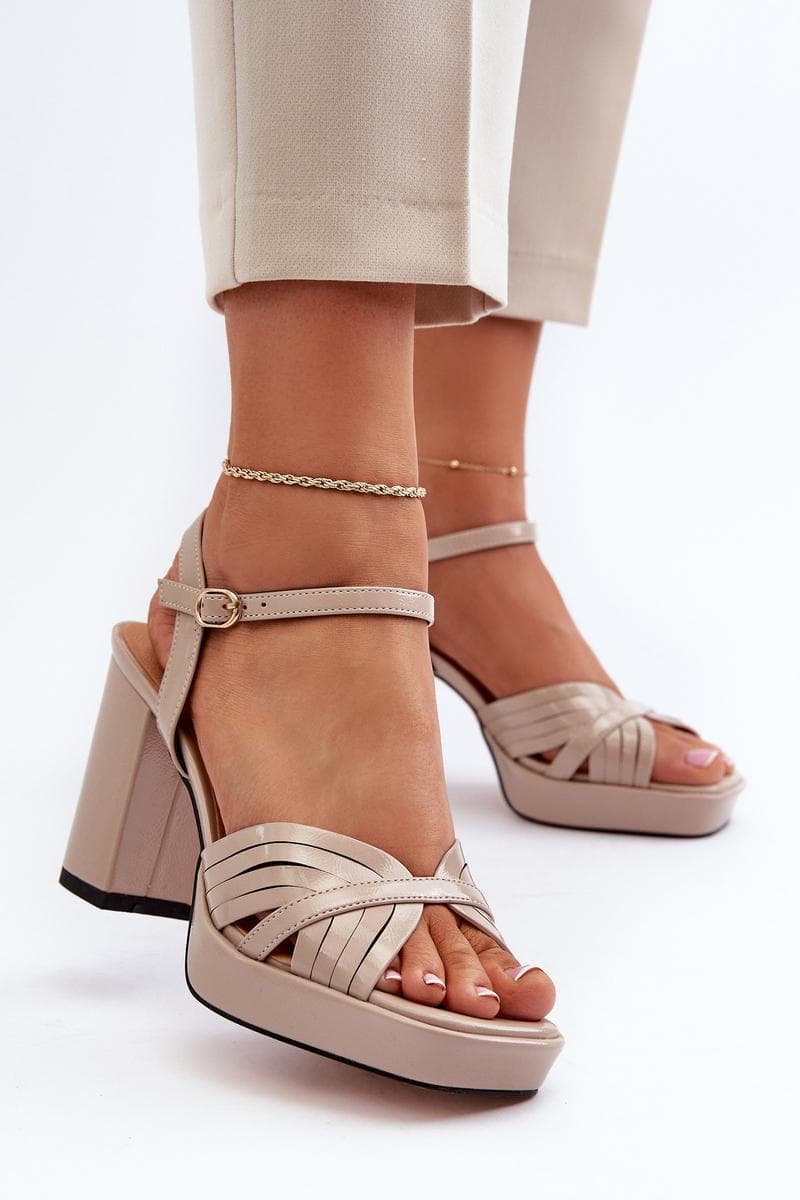 Sandali con tacco model 195544 Step in style - Miniatura 3