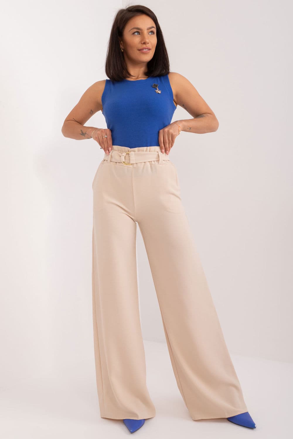 Pantaloni lunghi model 195811 Rue Paris