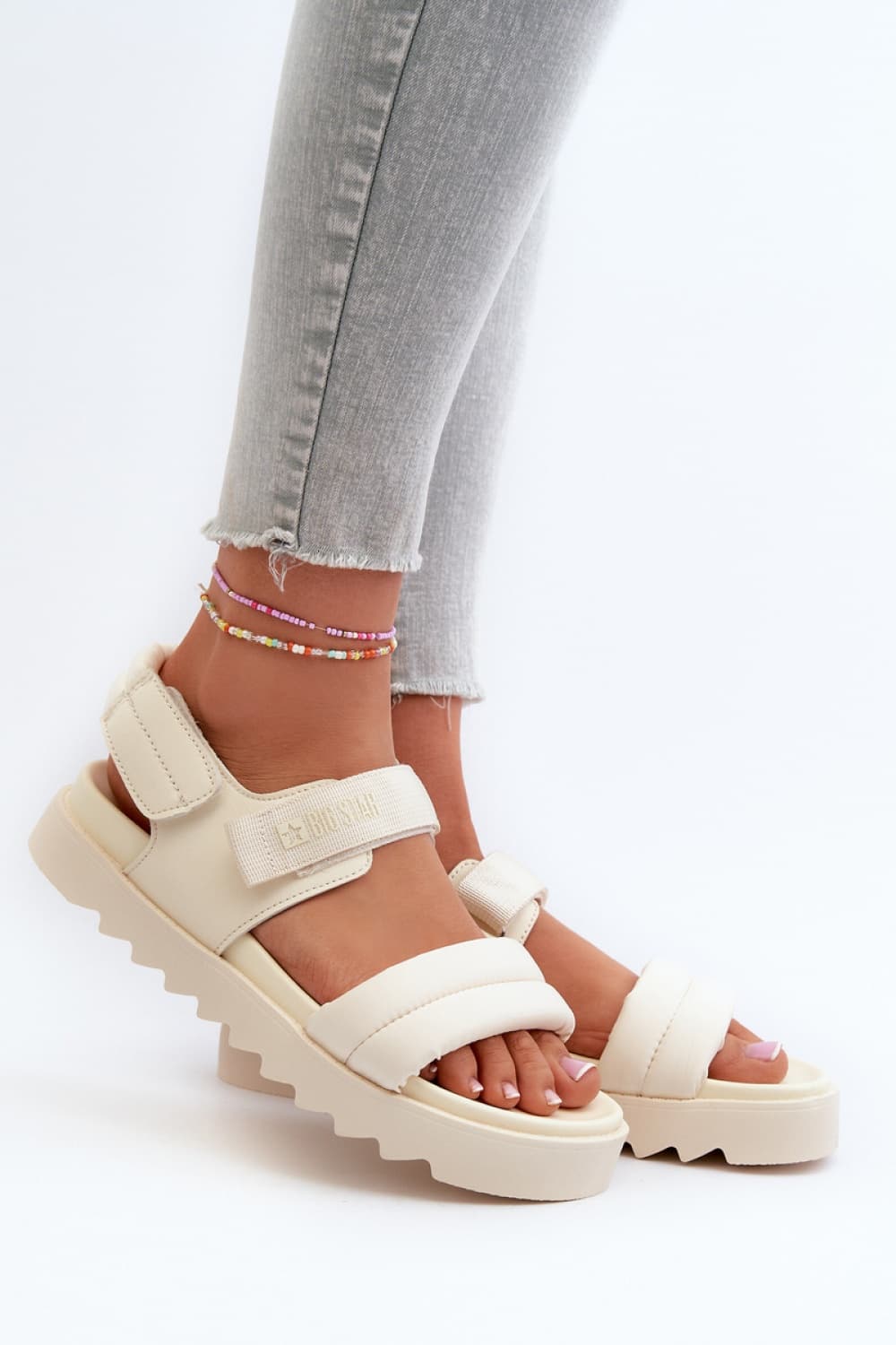 Sandali con plateau model 198790 Step in style