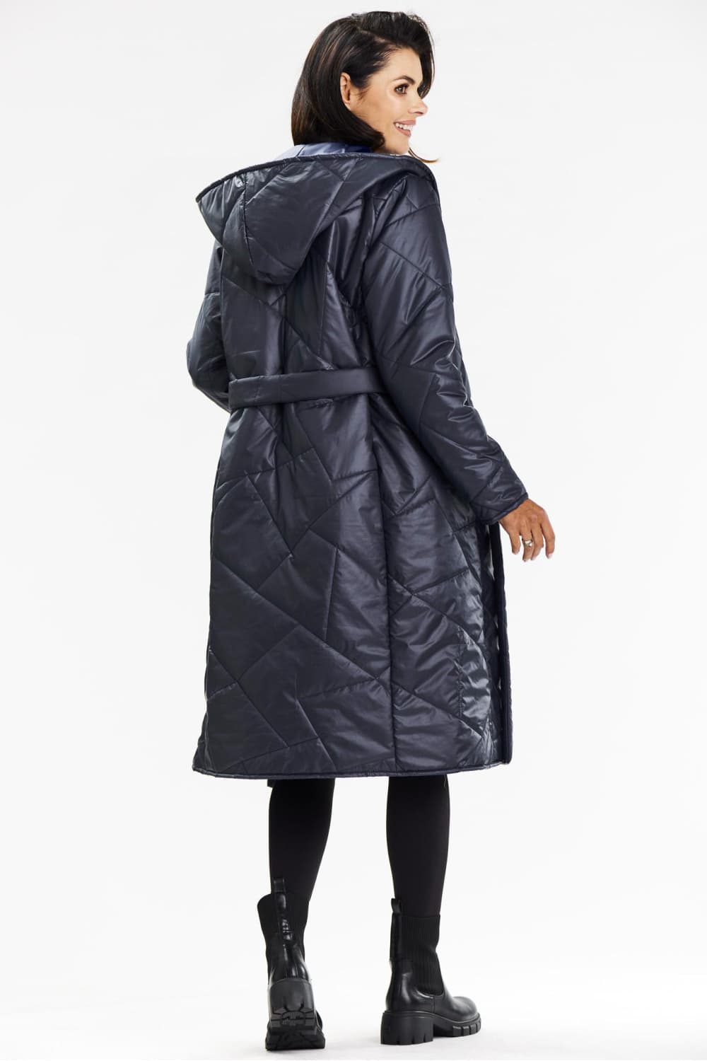 Cappotto model 200546 awama - Miniatura 3