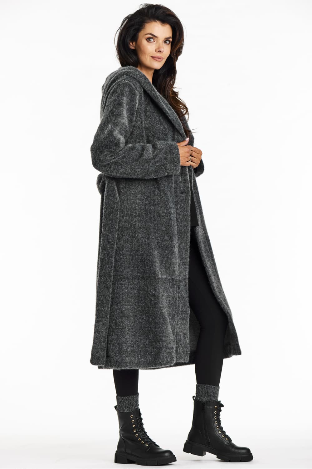 Cappotto model 200554 awama - Miniatura 2