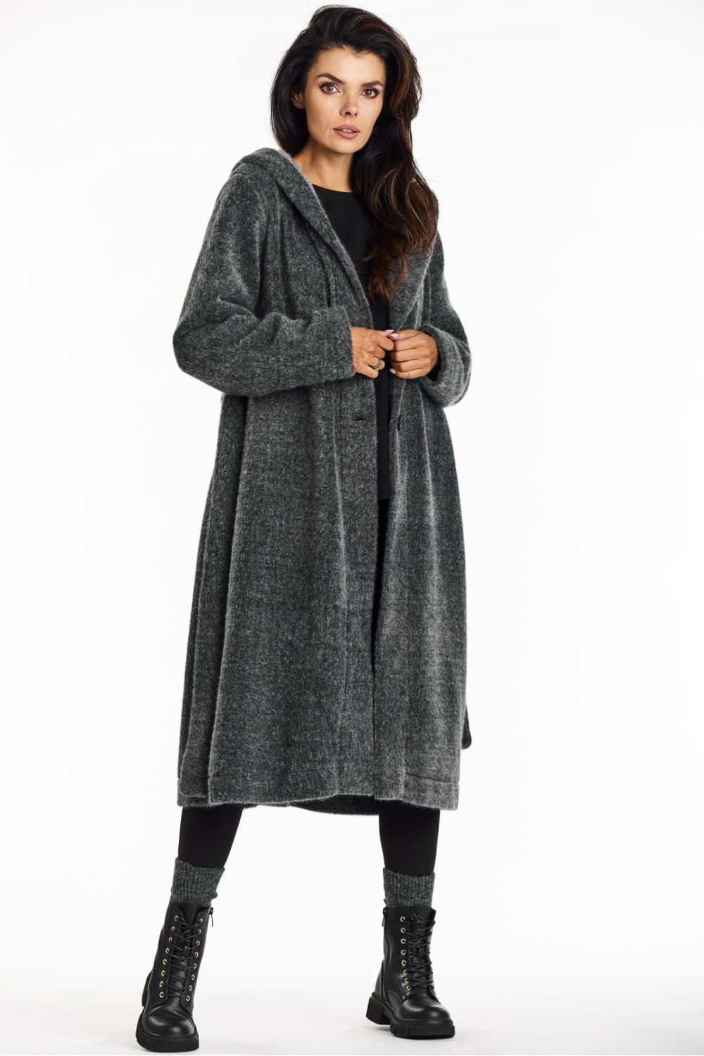 Cappotto model 200554 awama - Miniatura 4